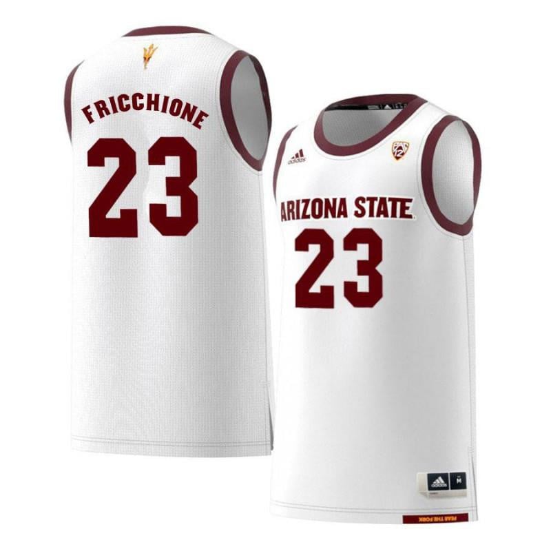 23 Nico Fricchion White Retro Arizona State Sun Devils NCAA Jersey Men's
