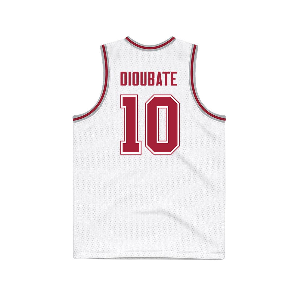 Mouhamed Dioubate 10 Alabama Crimson Tide 2024 White Unisex NCAA Jersey Unisex