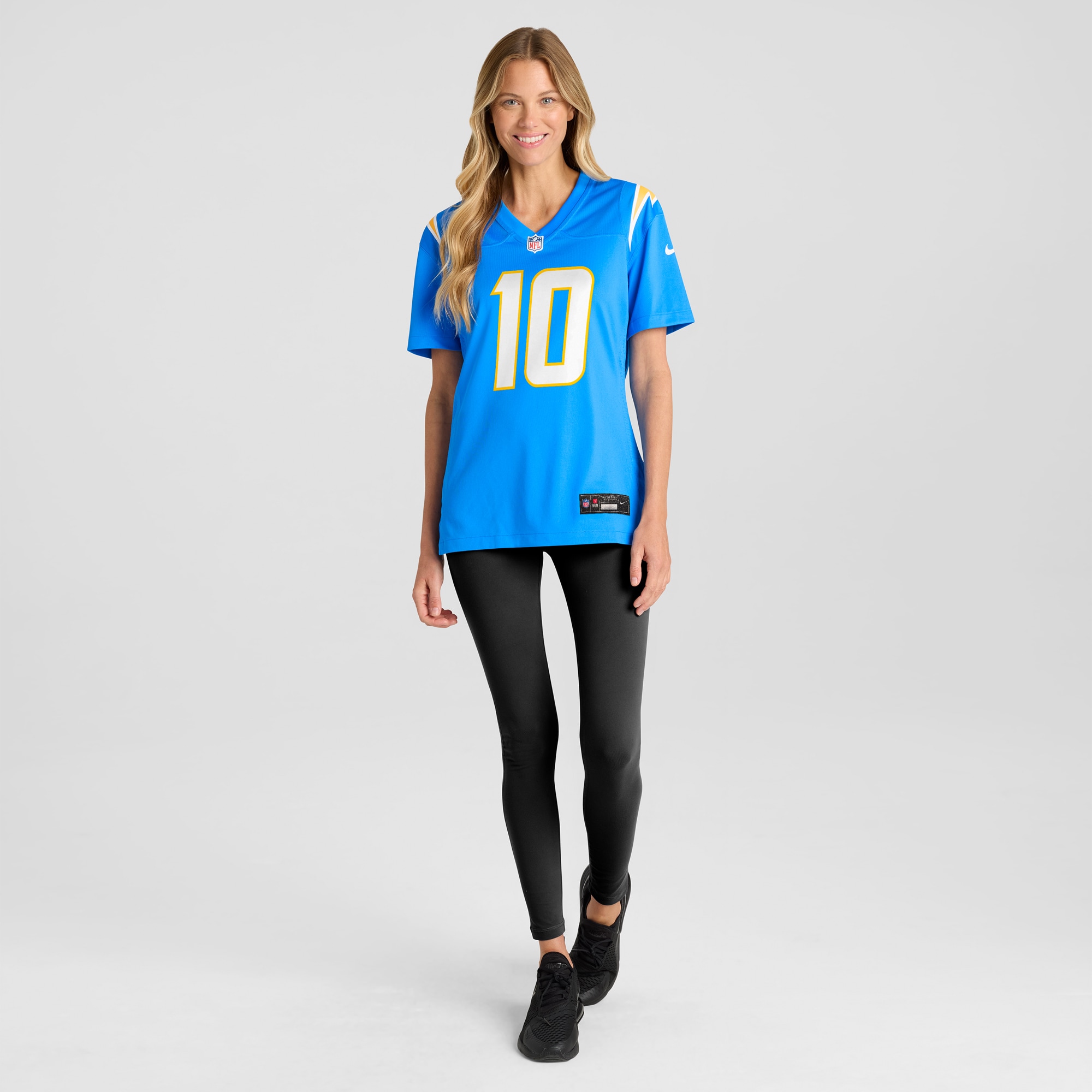 Los Angeles Chargers Justin Herbert Powder Blue Game NFL Jersey Women's