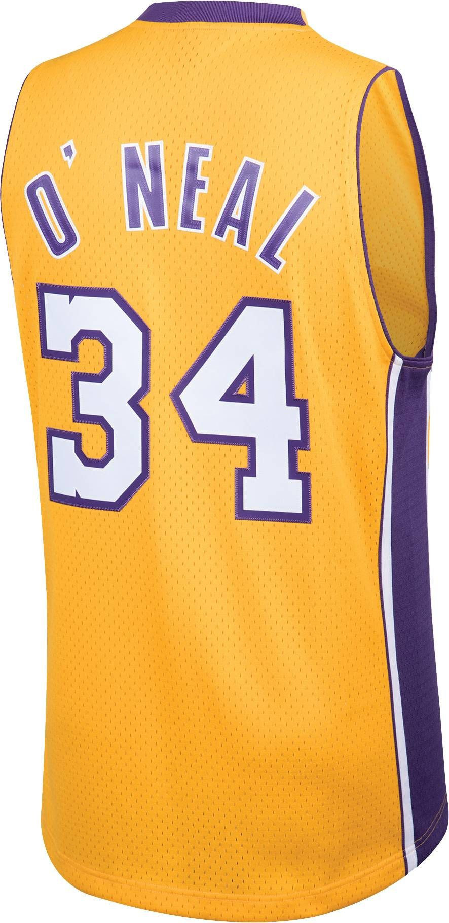 Mitchell Ness Los Angeles Lakers Shaquille O'neal 34 Swingman NBA Jersey Men's