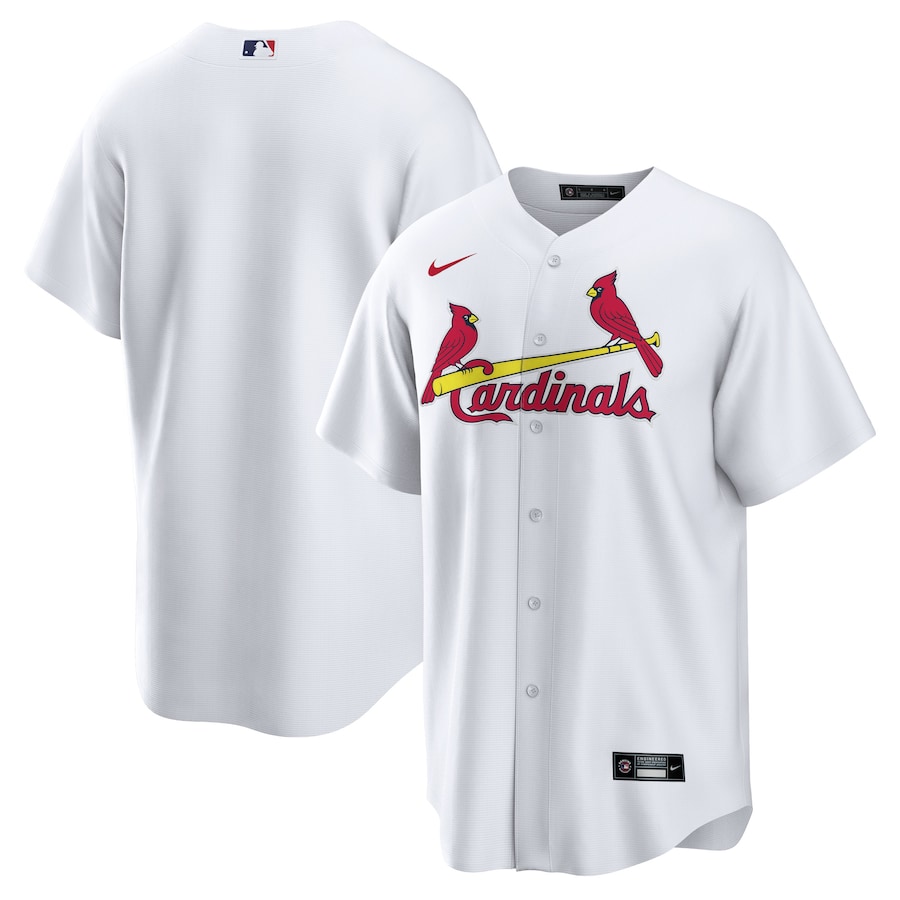 St. Louis Cardinals Home Blank Jersey White