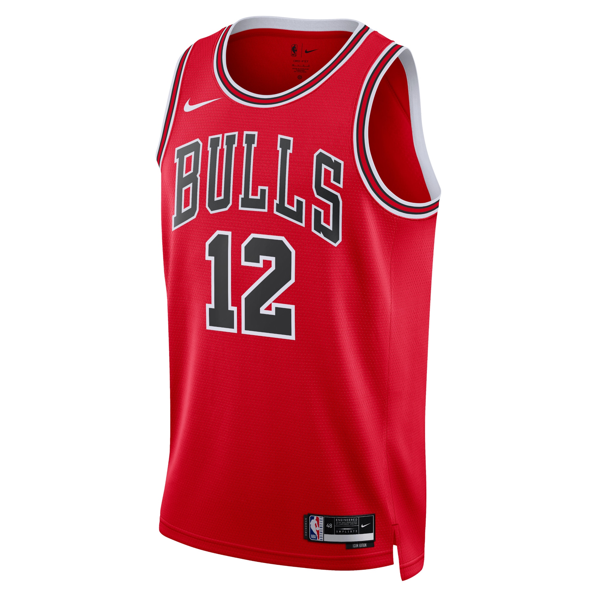 Chicago Bulls Icon Edition Swingman Red Ayo Dosunm Unisex NBA Jersey Unisex
