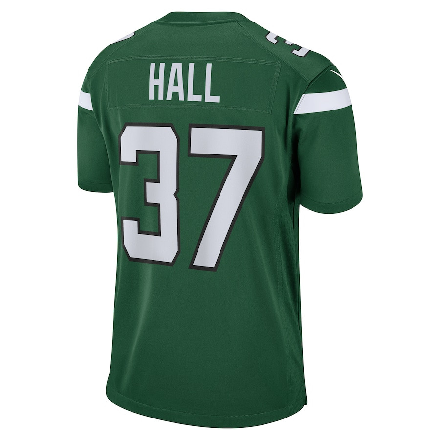 Bryce Hall 37 New York Jets Game Gotham Green NFL Jersey Men's
