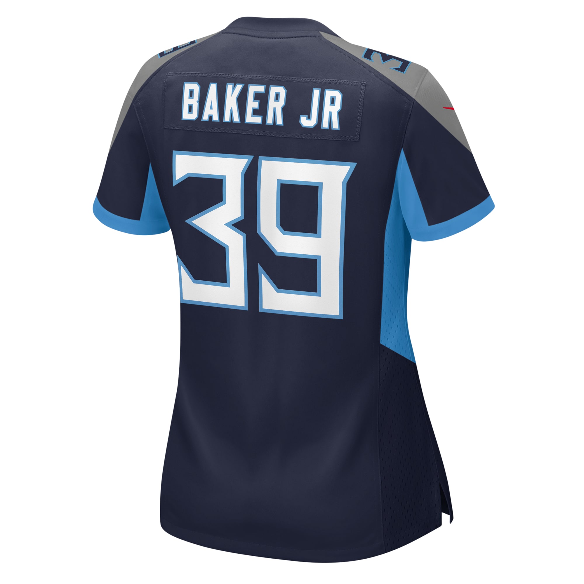 Tennessee Titans Darrell Baker Jr Navy Game NFL Jersey Women's