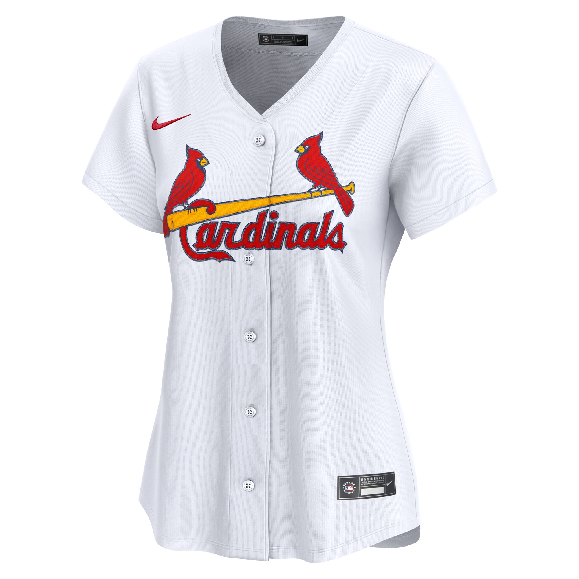 St. Louis Cardinals White Home Limited MLB Jersey Women's