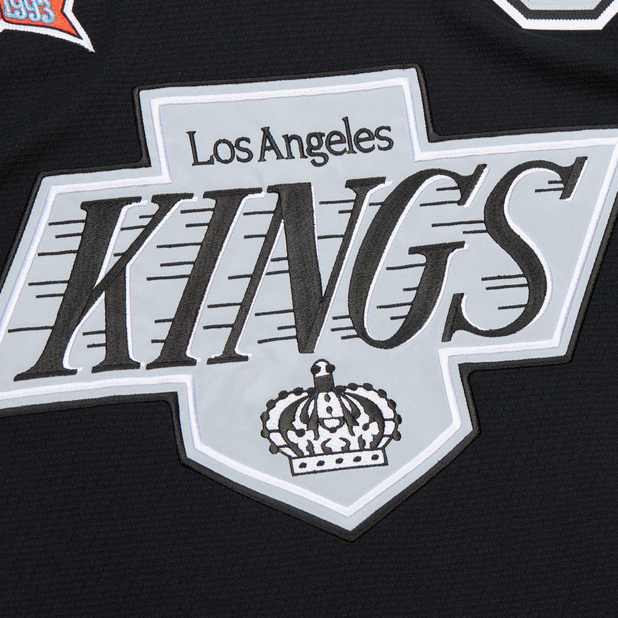 Los Angeles Kings Wayne Gretzky Black 1992-93 Power Play NHL Jersey Men's