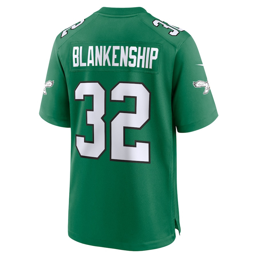 Reed Blankenship 32 Philadelphia Eagles Alternate Game Kelly Green NFL Jersey Men's