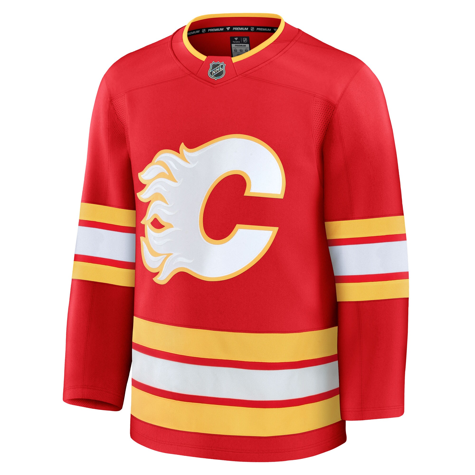 Calgary Flames Red Home Premium NHL Jersey Men's