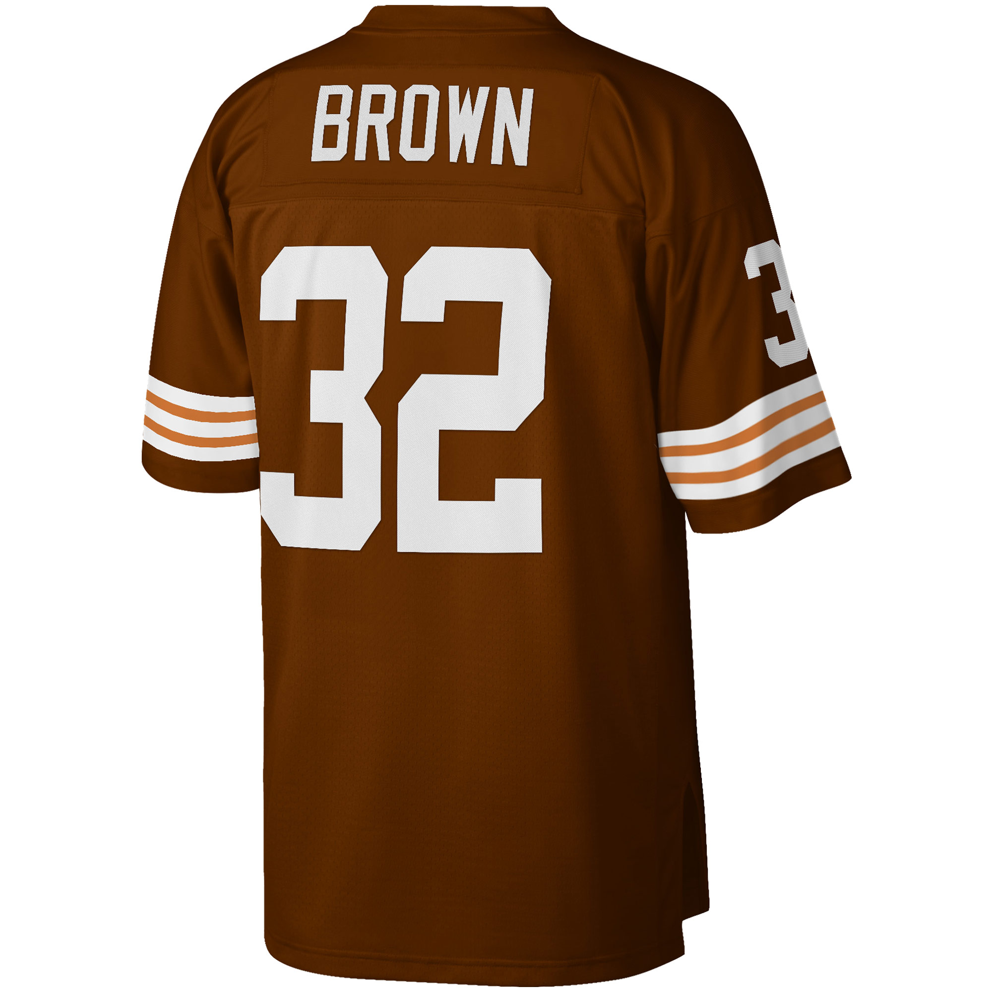 Cleveland Browns Jim Brown Mitchell Ness Brown Big Tall 1963 Retired Player NFL Jersey Men's