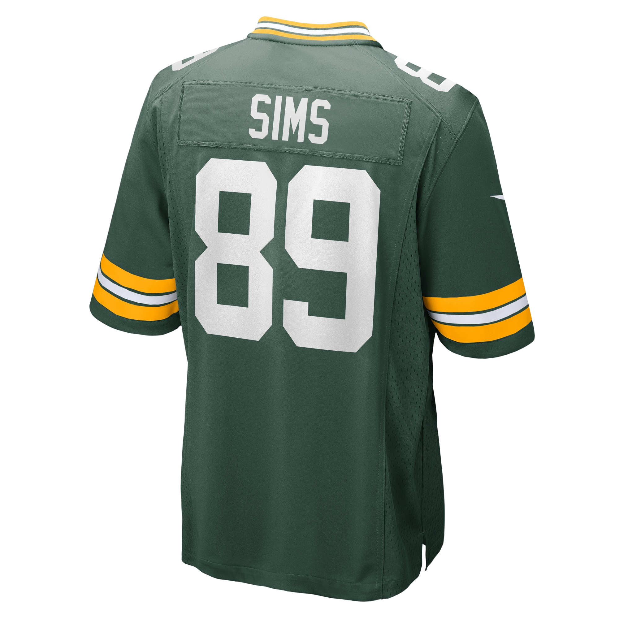 Green Bay Packers Ben Sims Green Team Game NFL Jersey Men's