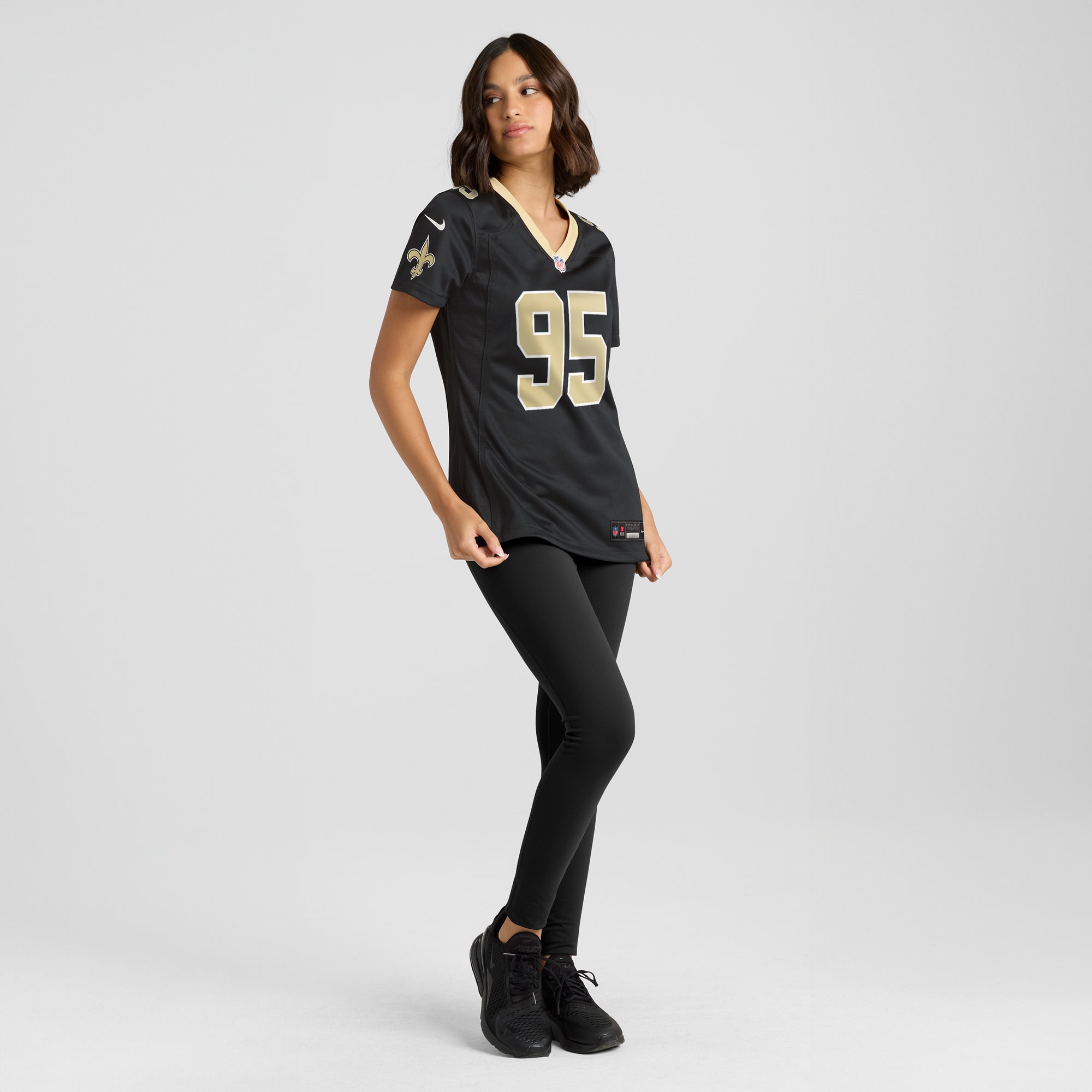 New Orleans Saints John Ridgeway III Black Game NFL Jersey Women's