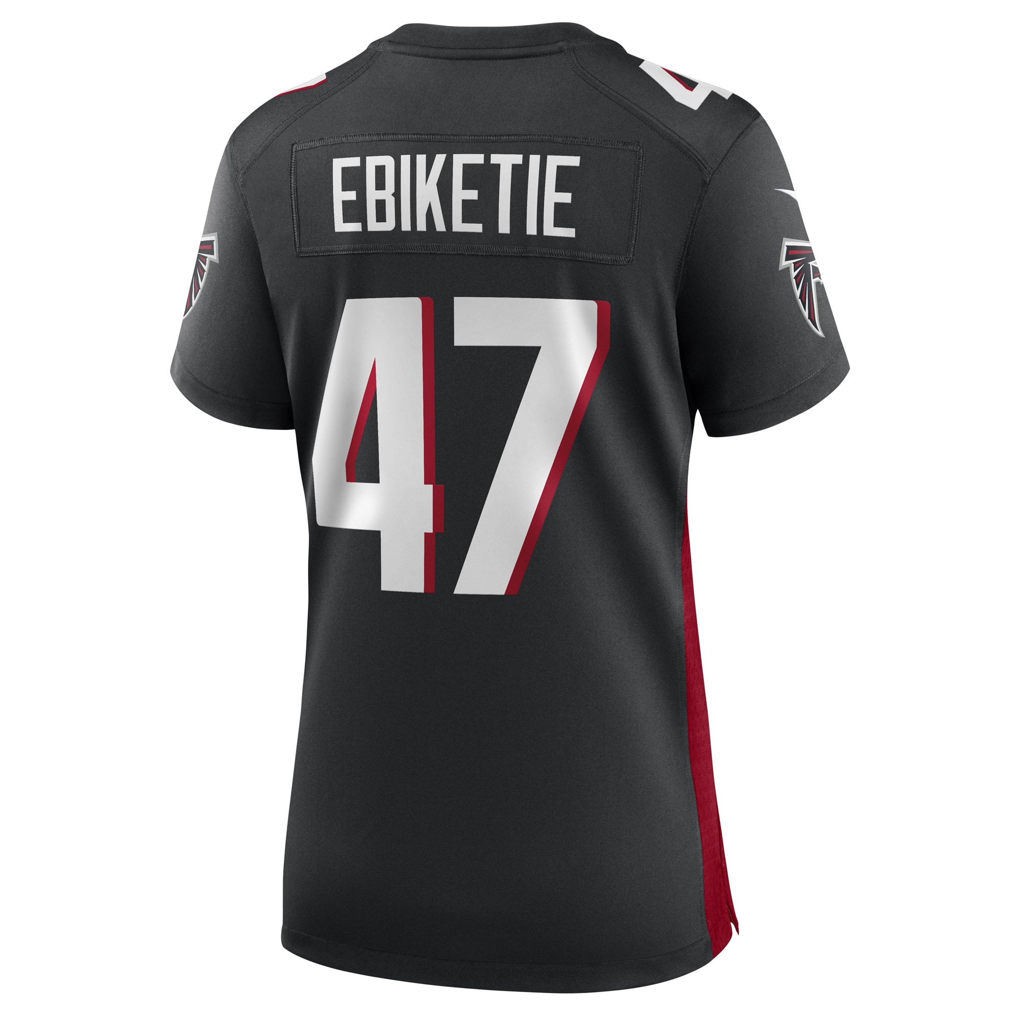 Arnold Ebiketie Atlanta Falcons Black Game Player NFL Jersey Women's