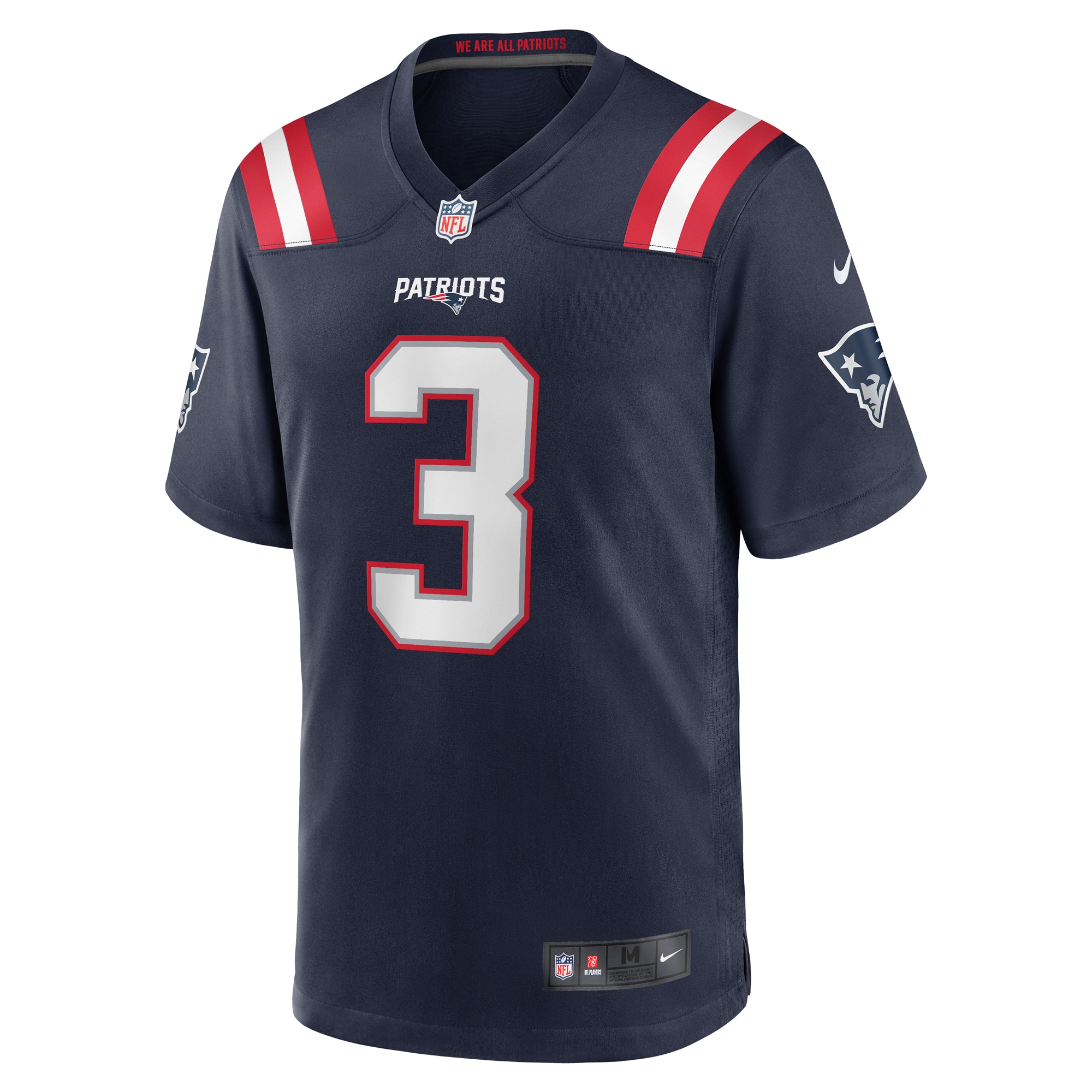 New England Patriots Demario Douglas Navy Game NFL Jersey Men's