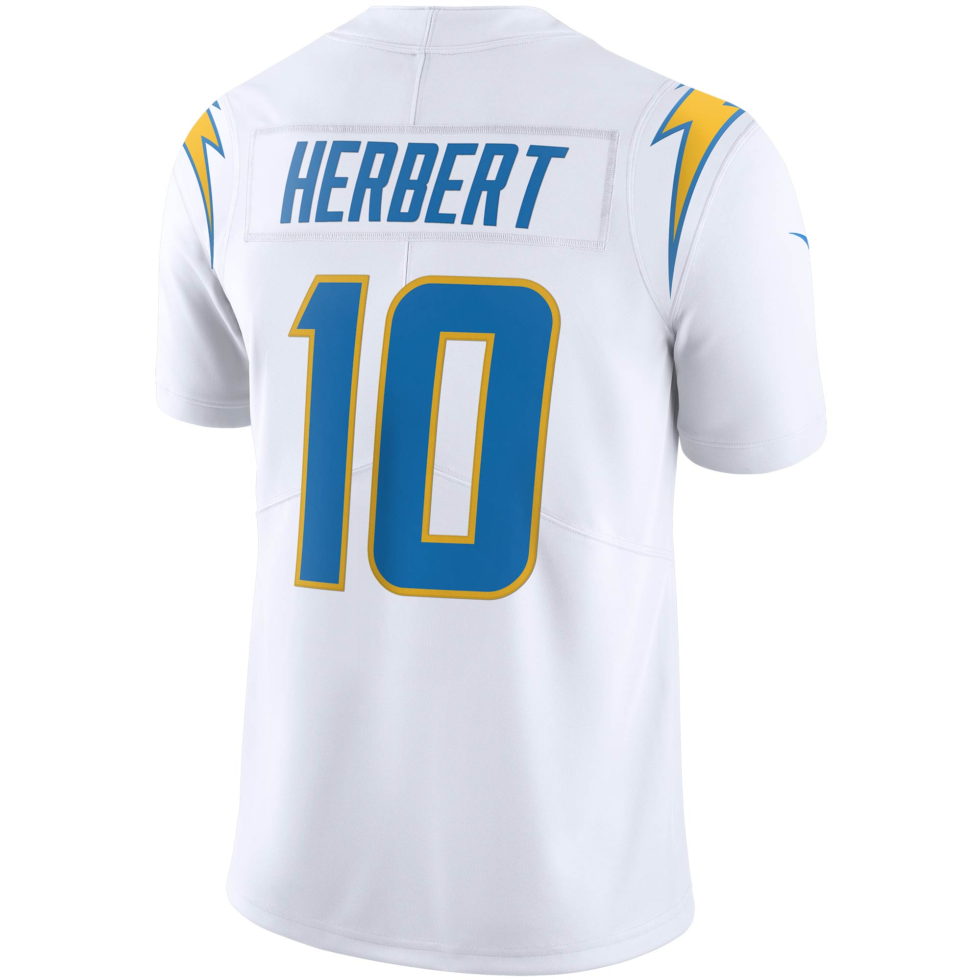 Los Angeles Chargers Justin Herbert White Vapor Limited NFL Jersey Men's