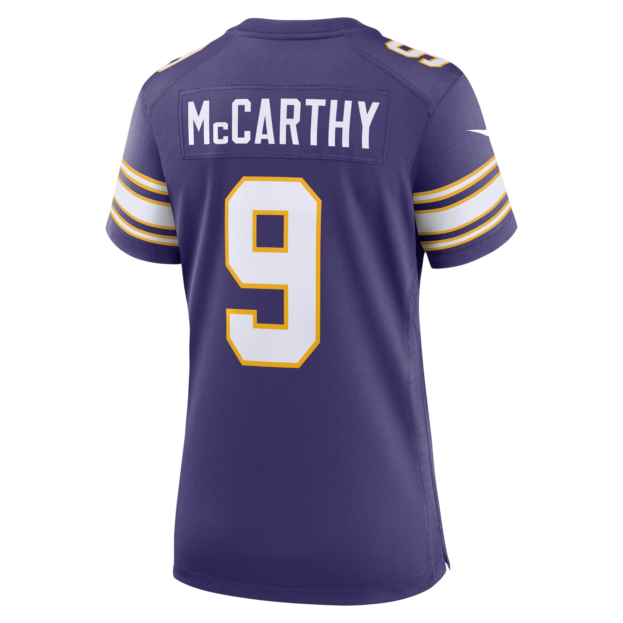 Minnesota Vikings J.J. McCarthy Purple 2nd Alternate Player Game NFL Jersey Women's