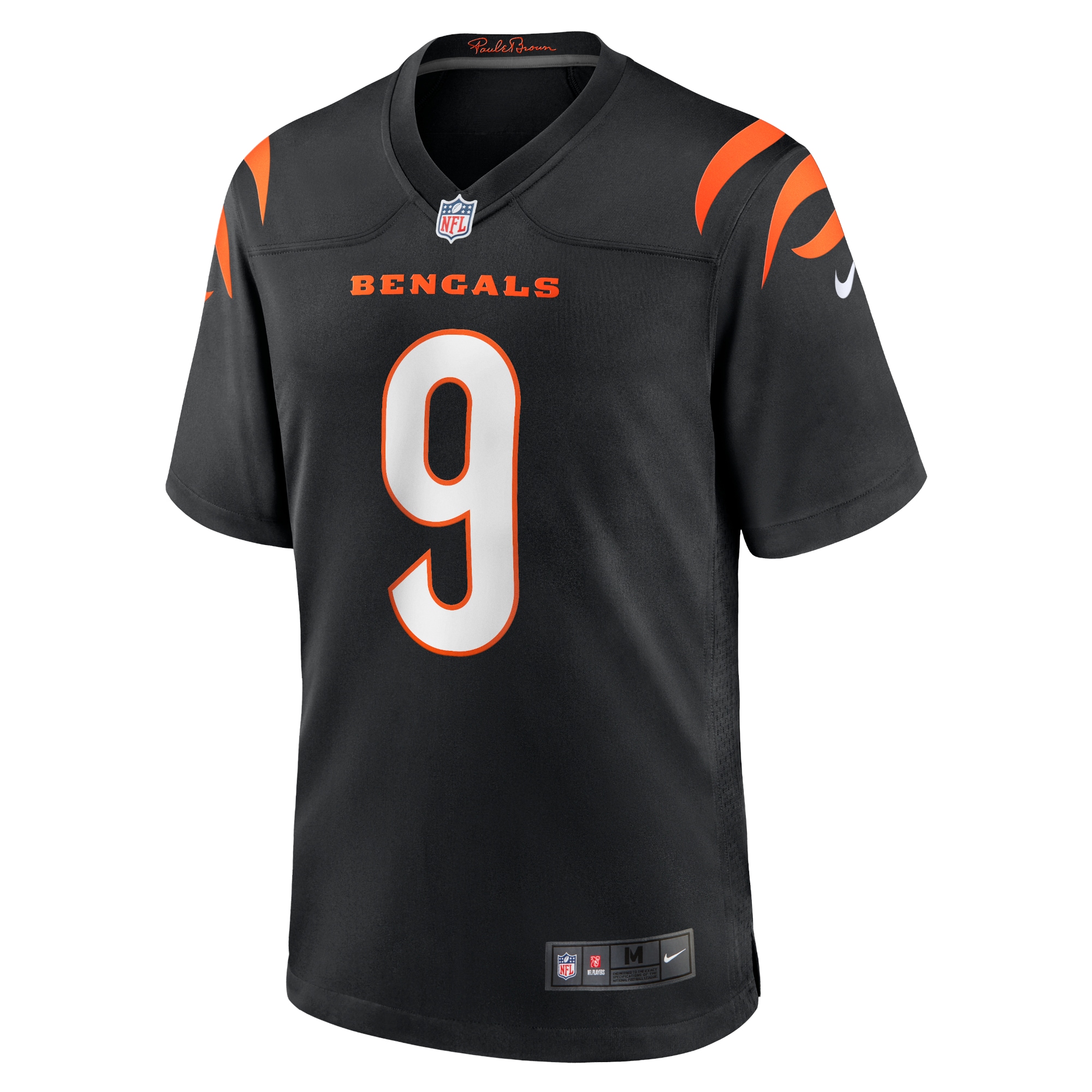 Cincinnati Bengals Joe Burrow Black Player Game NFL Jersey Men's