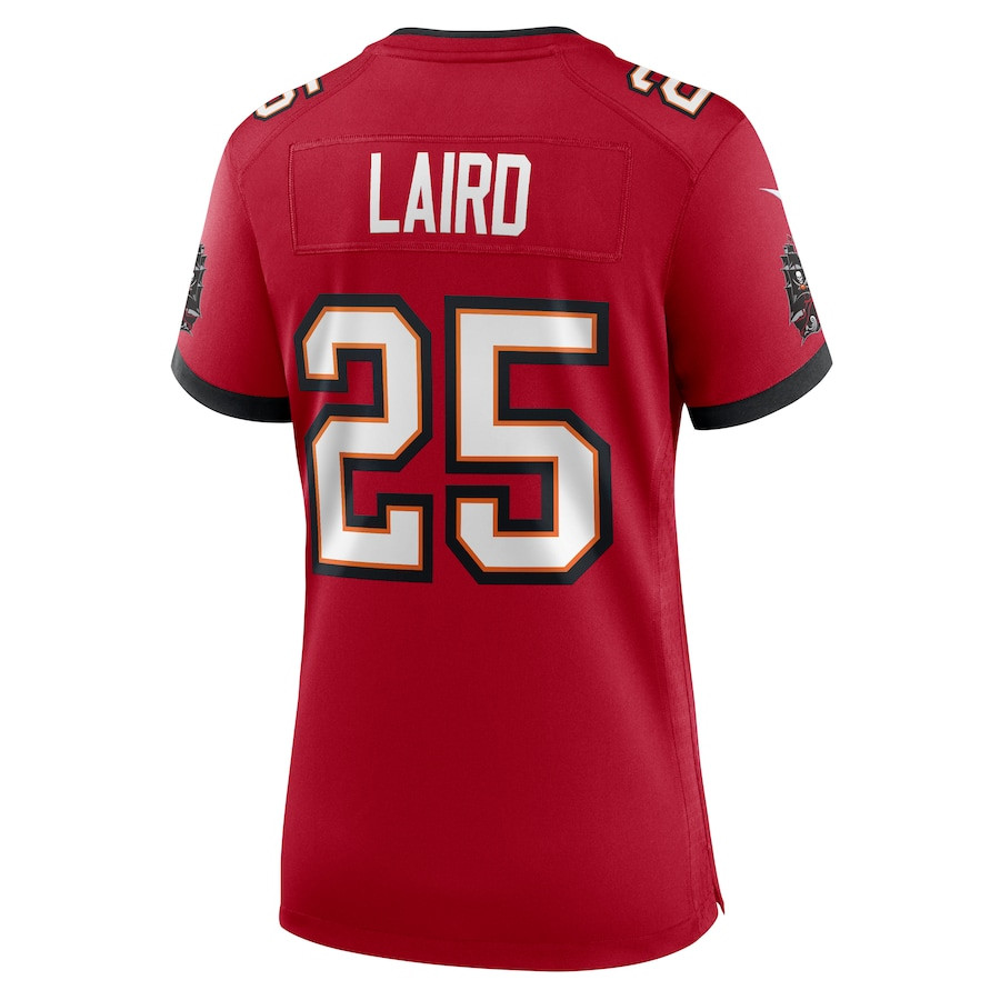 Patrick Laird 25 Tampa Bay Buccaneers Game Red NFL Jersey Women's