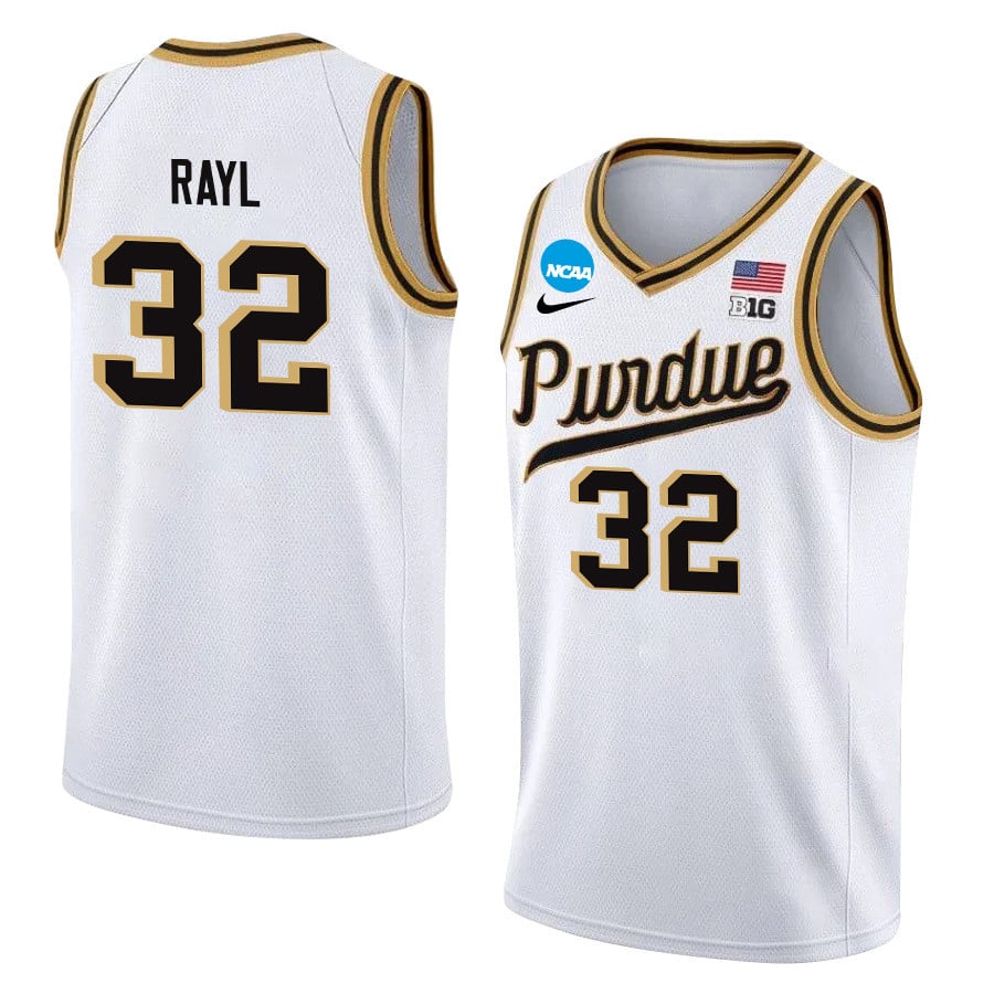 Jace Rayl 32 Purdue Boilermakers 2024 White Unisex NCAA Jersey Unisex