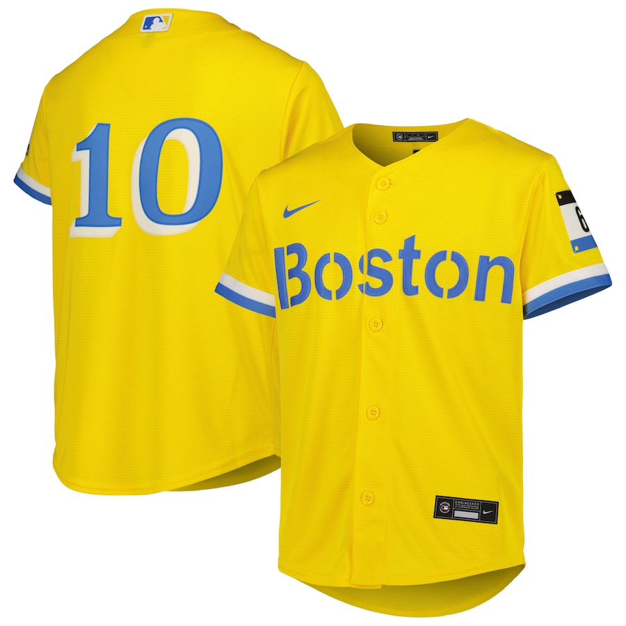Trevor Story Boston Red Sox Youth City Connect Player Jersey Gold