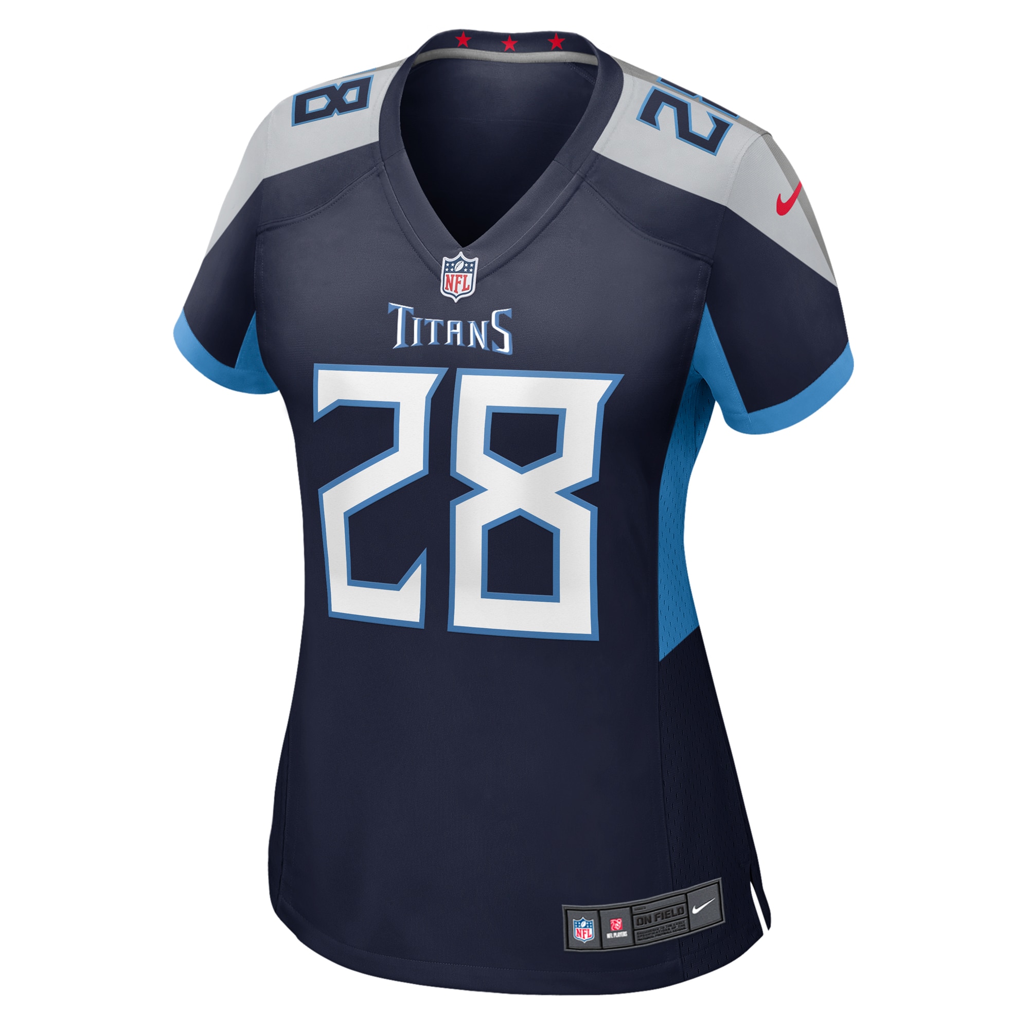 Tennessee Titans Quandre Diggs Navy Game NFL Jersey Women's