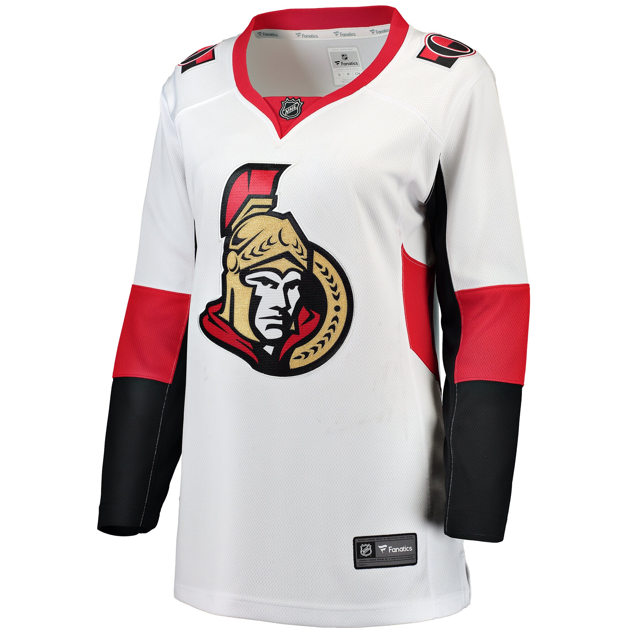 Ottawa Senators White Away Breakaway NHL Jersey Women's