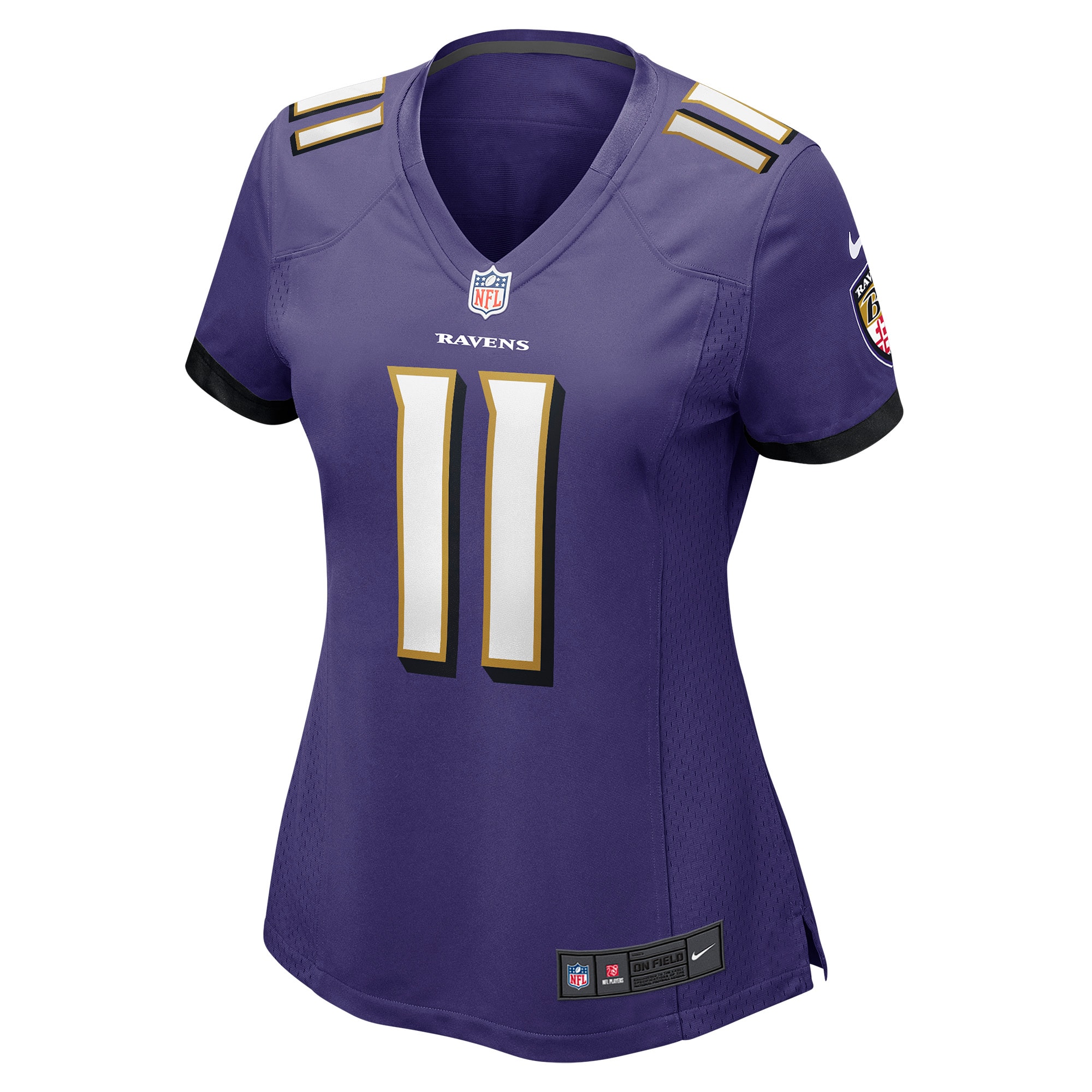 Baltimore Ravens Stout Purple Player Game NFL Jersey Women's