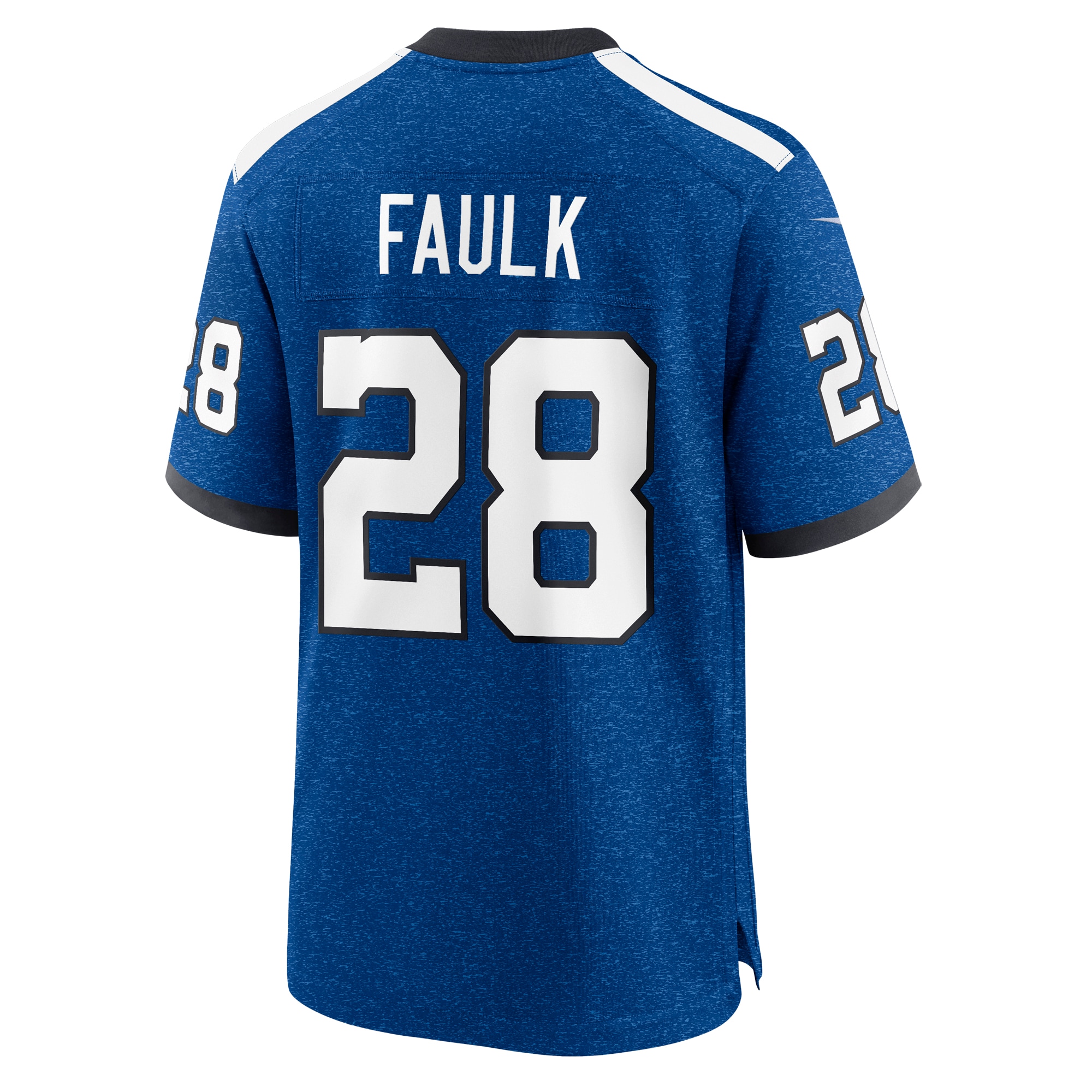 Indianapolis Colts Marshall Faulk Royal Indiana Nights Alternate Game NFL Jersey Men's