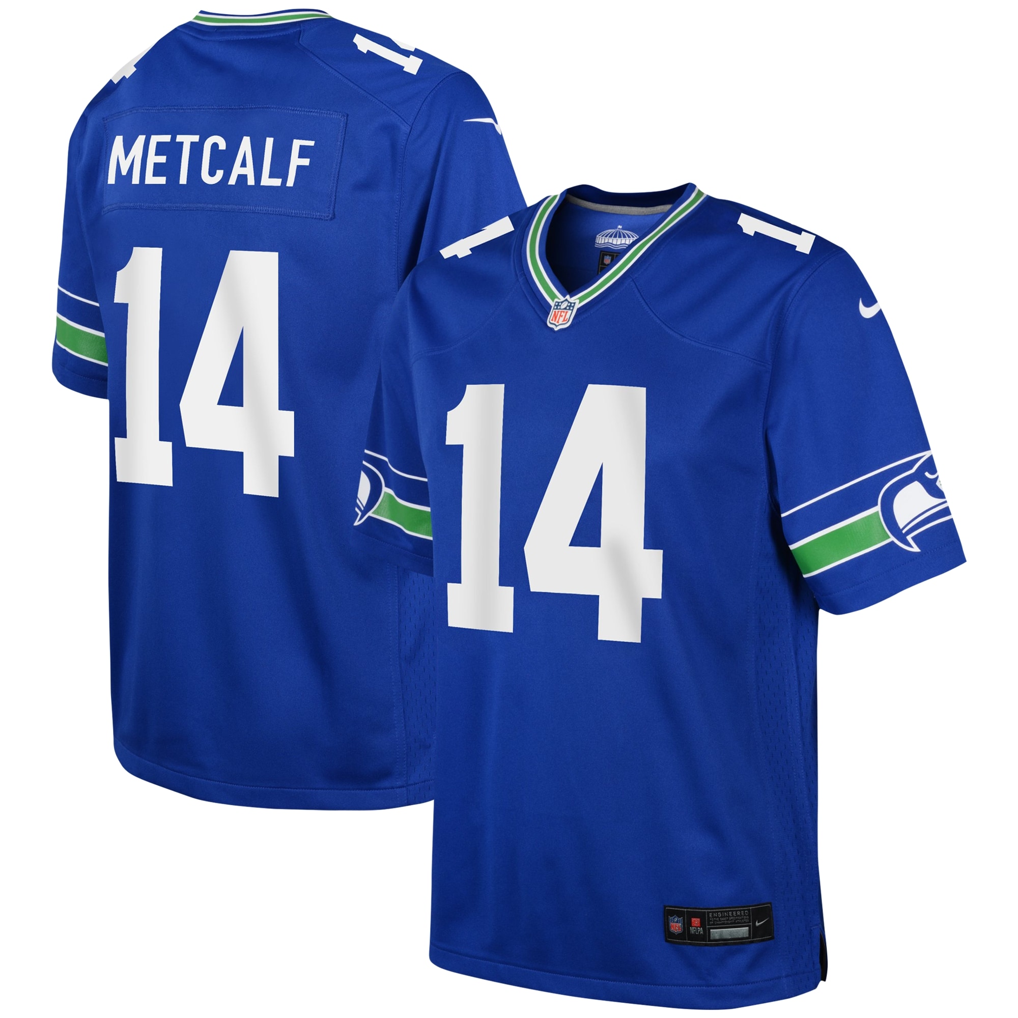 Preschool Seattle Seahawks DK Metcalf Royal Game NFL Jersey Men's