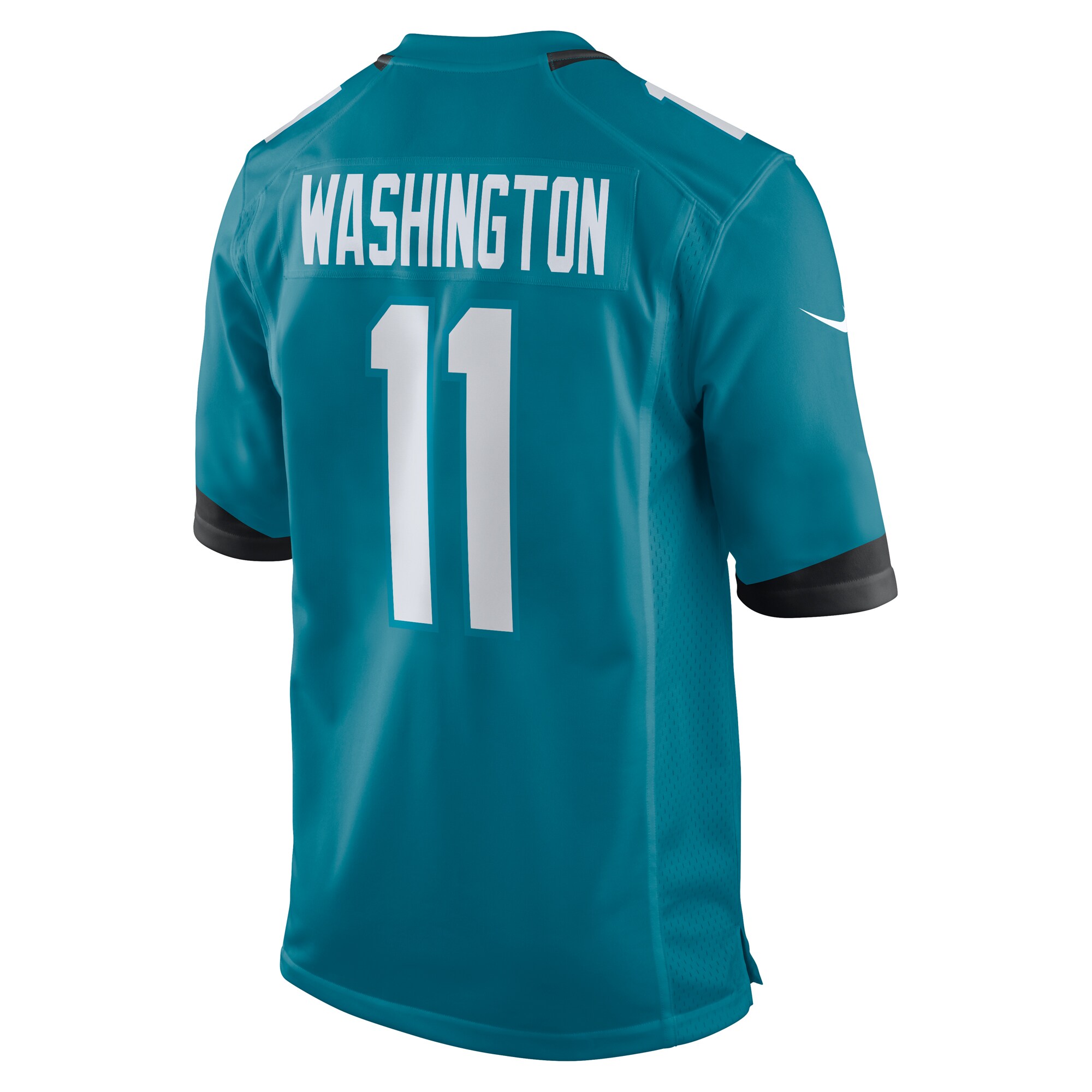 Jacksonville Jaguars Parker Washington Teal Team Game NFL Jersey Men's