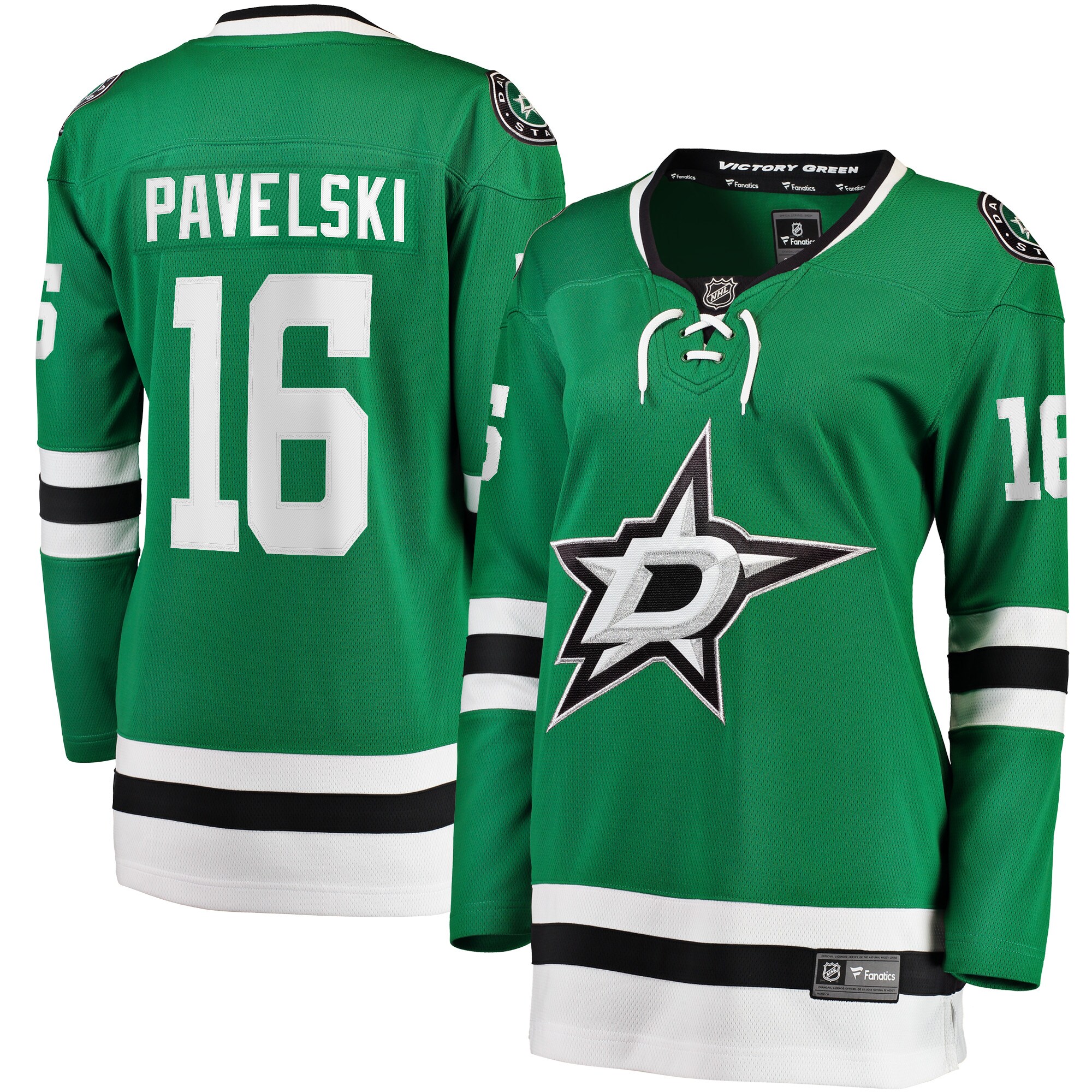 Dallas Stars Joe Pavelski Kelly Green Breakaway Home Player NHL Jersey Women's