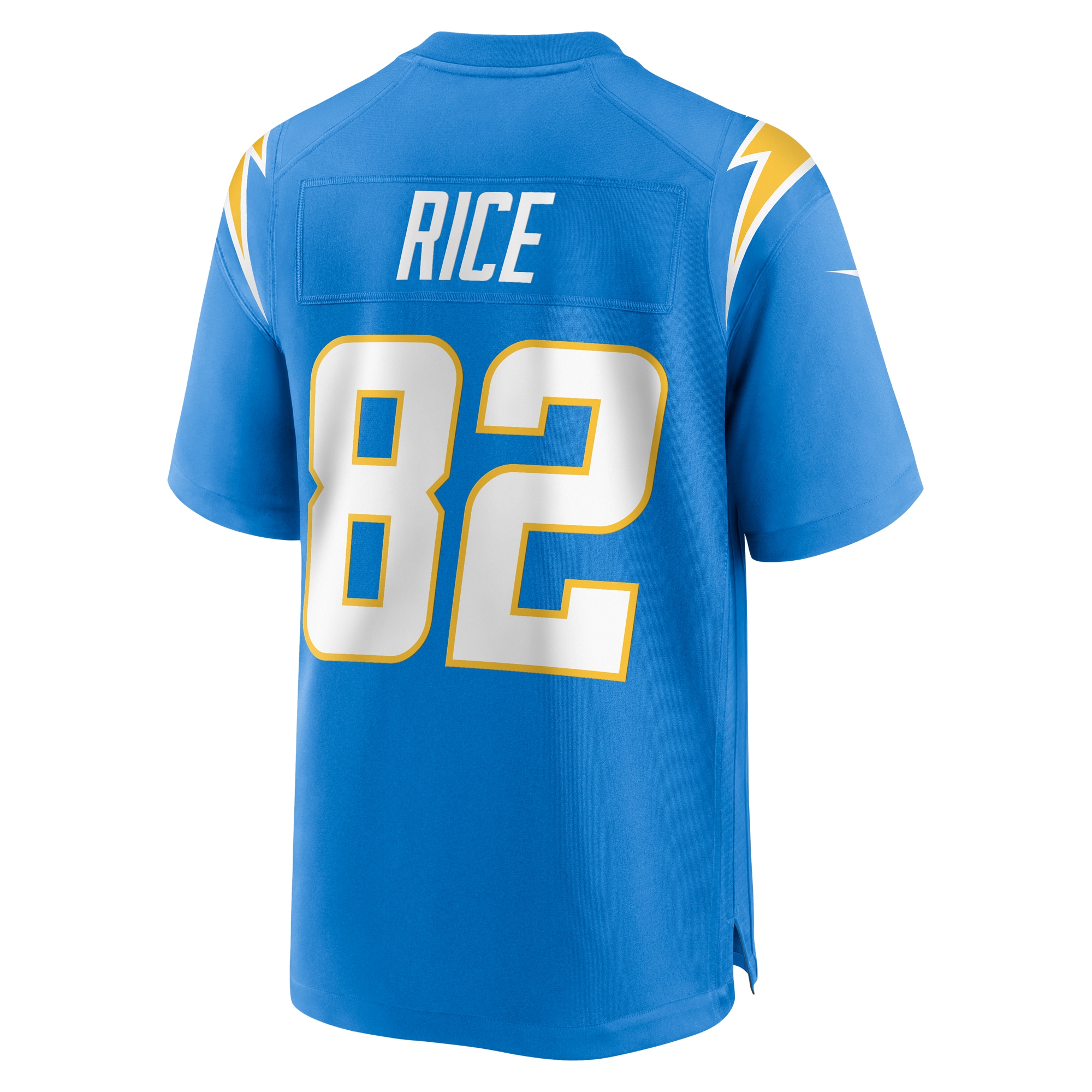 Los Angeles Chargers Brenden Rice Powder Blue Team Game NFL Jersey Men's