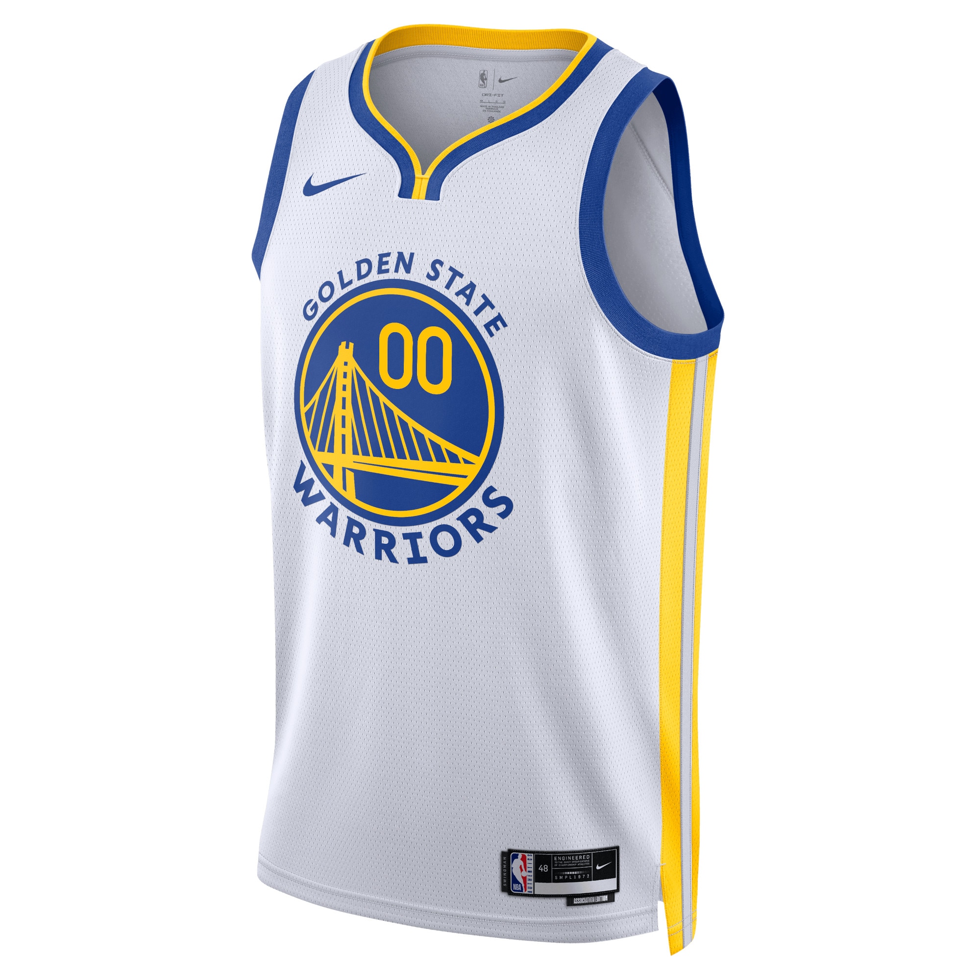 Golden State Warriors Association Swingman Custom Unisex NBA Jersey Unisex