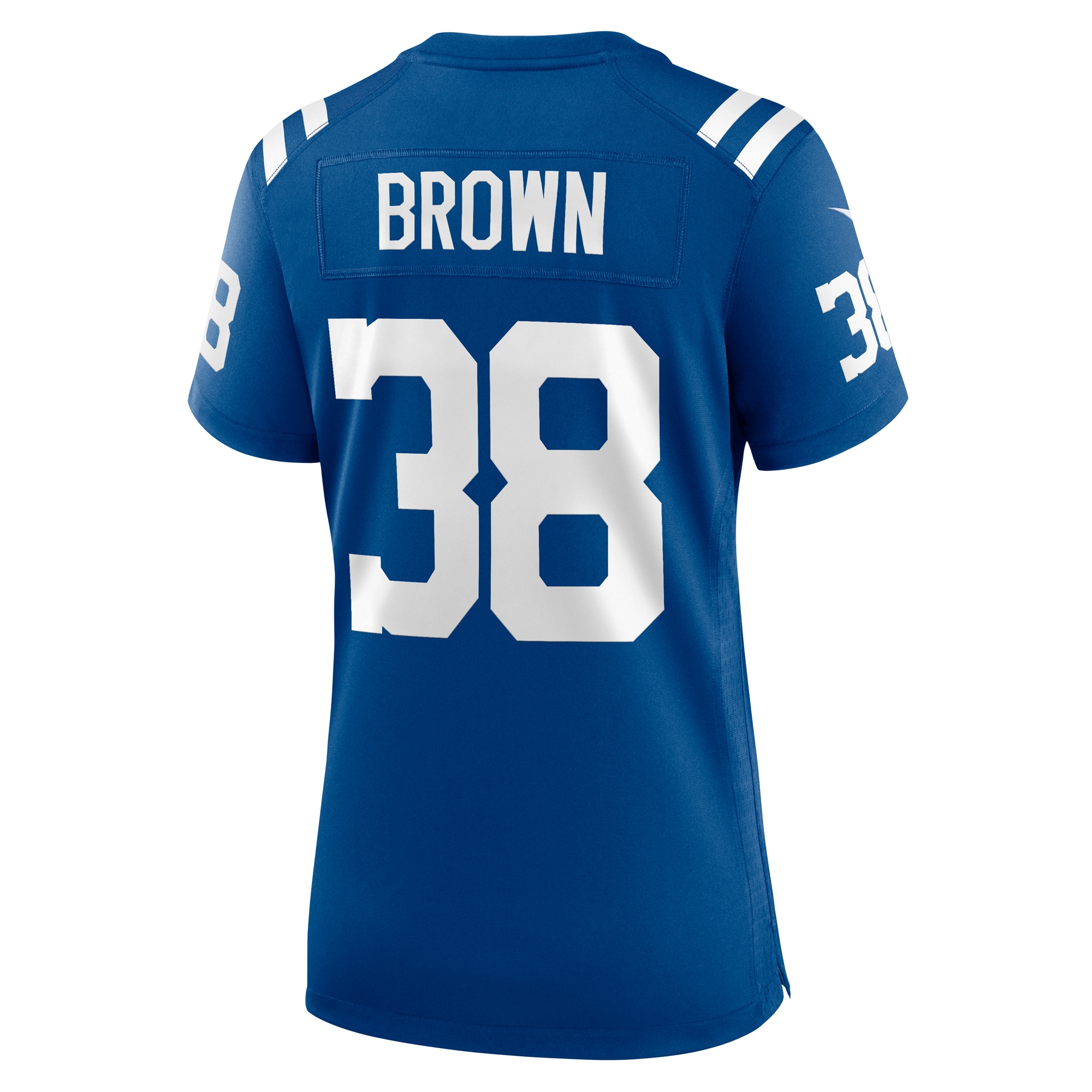Indianapolis Colts Pharaoh Brown Royal Game Player NFL Jersey Women's