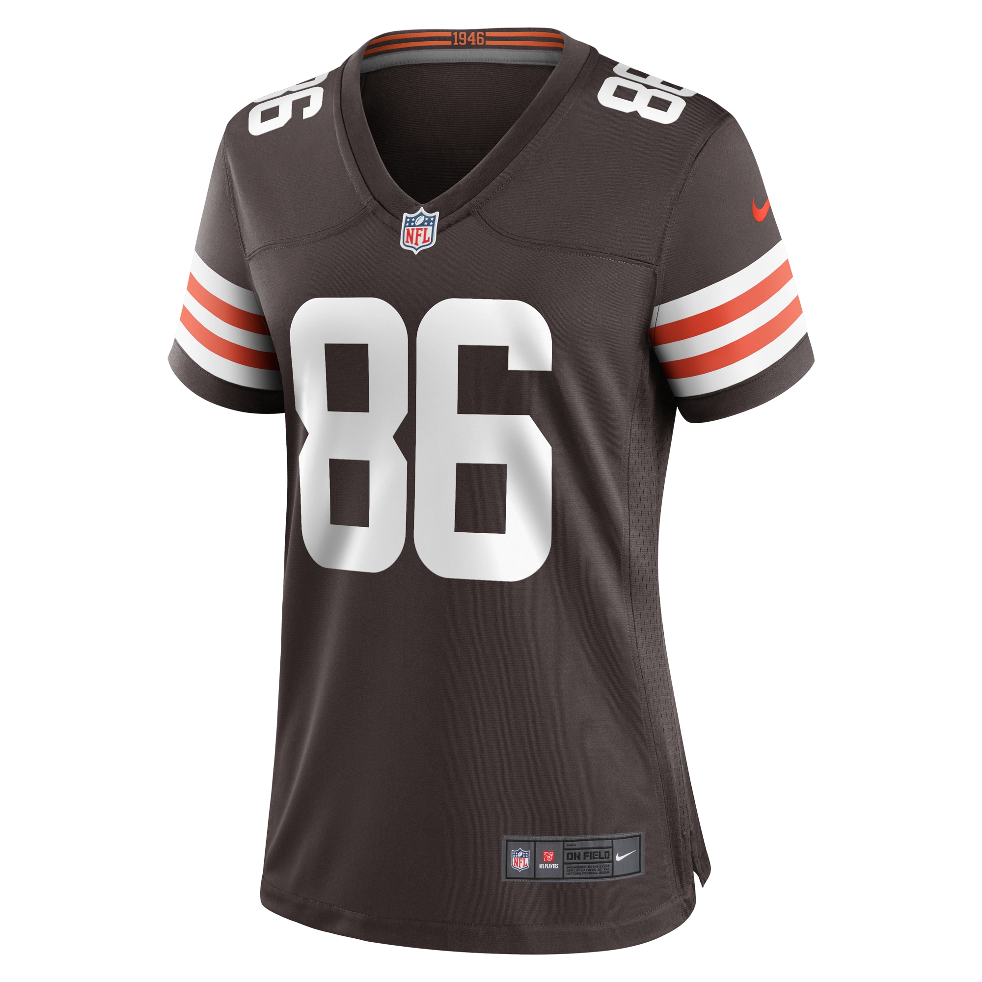 Cleveland Browns Devin Asiasi Brown Game NFL Jersey Women's
