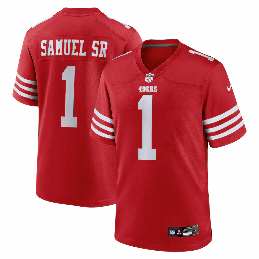 Deebo Samuel San Francisco 49ers Nike Player Game Jersey - Scarlet