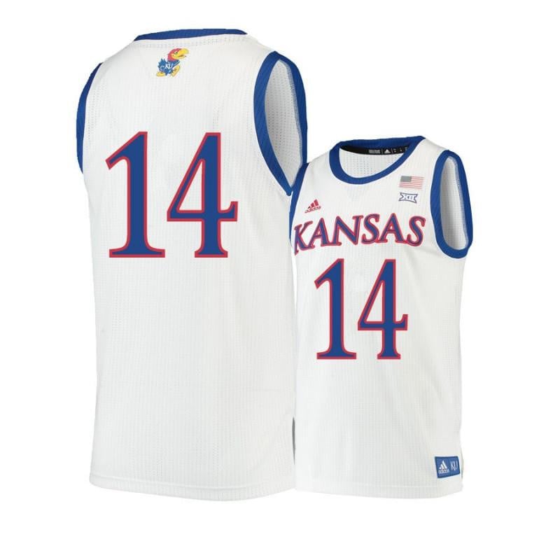 14 Brannen Greene Beige Kansas Jayhawks NCAA Jersey Men's