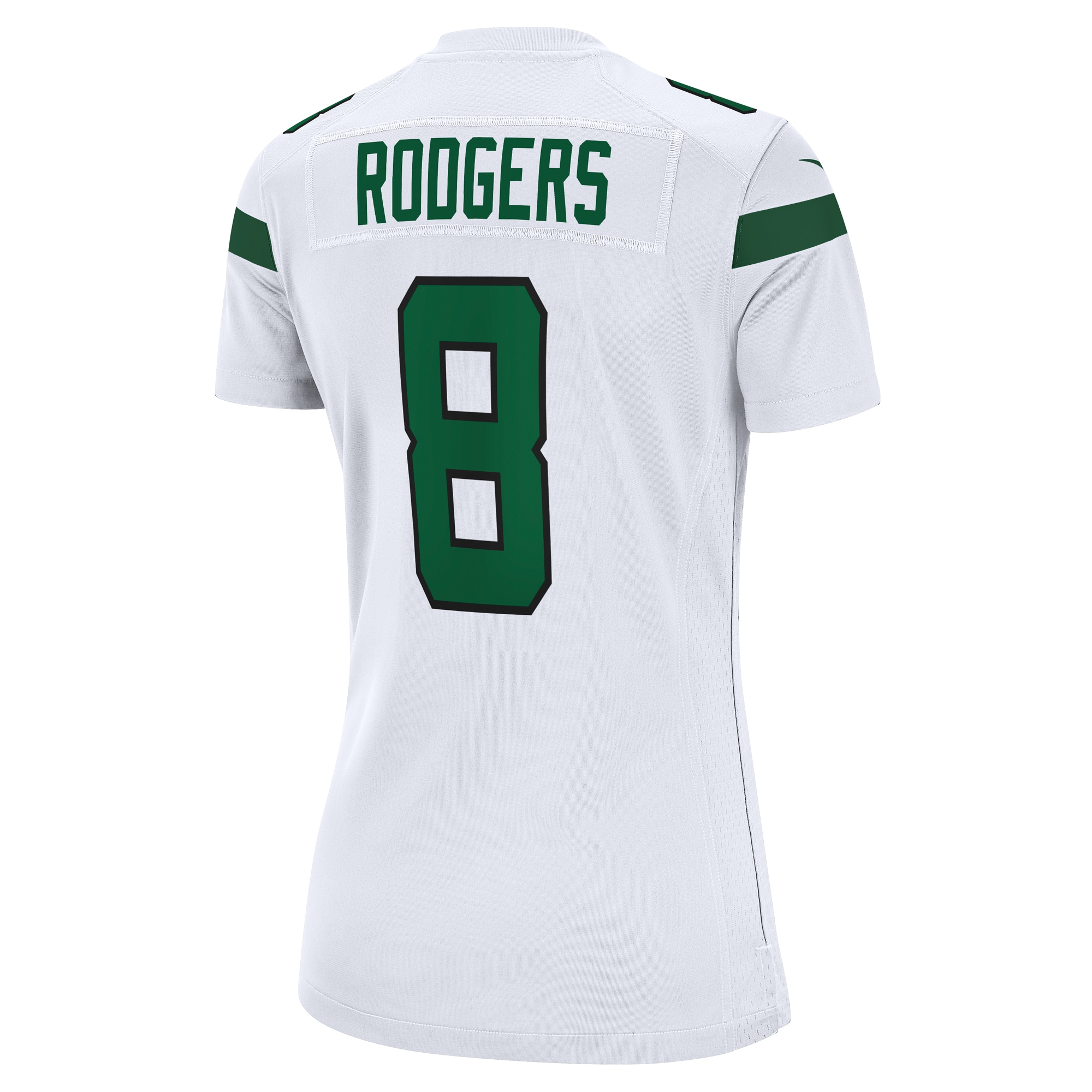 New York Jets Aaron Rodgers White Player NFL Jersey Women's