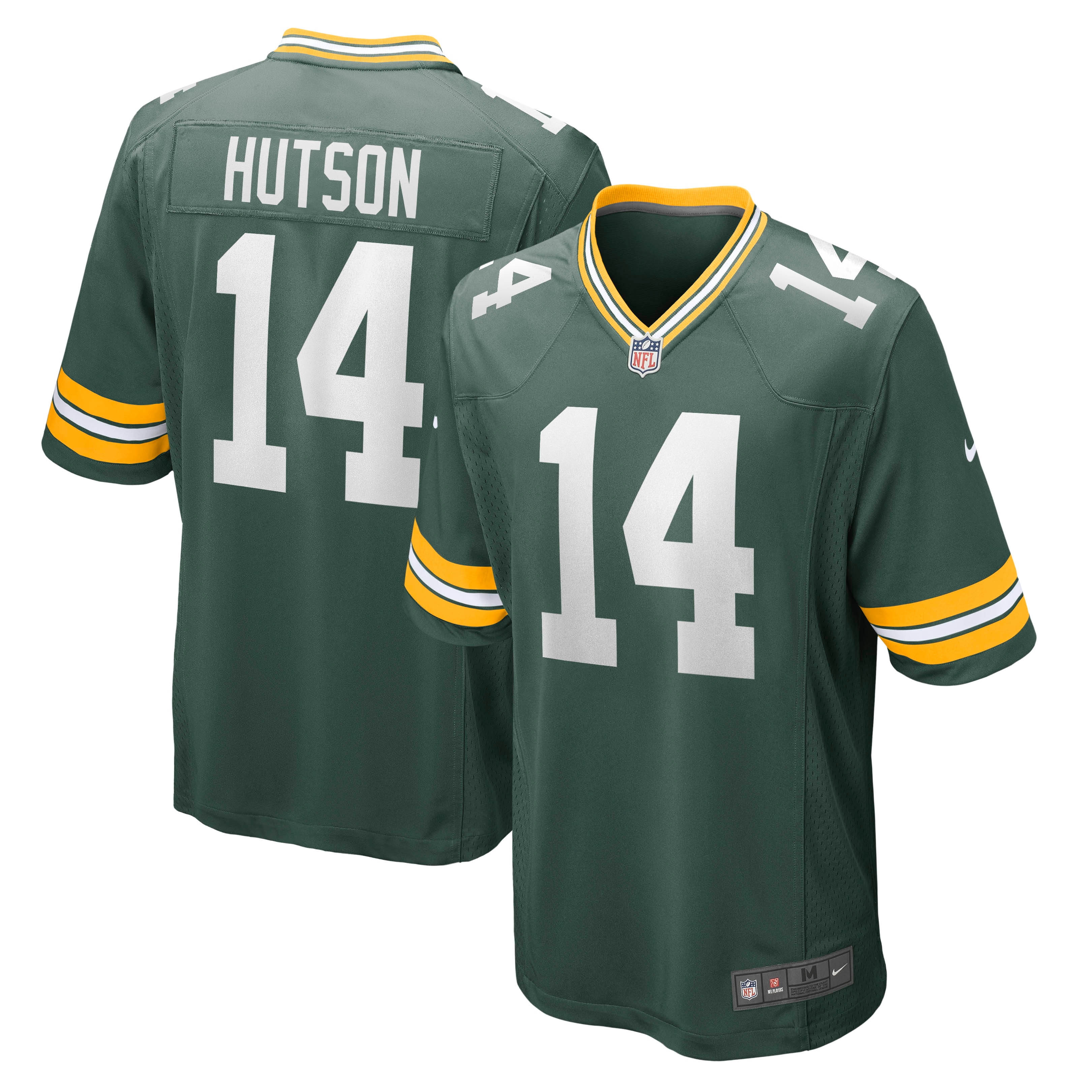 Green Bay Packers Don Hutson Green Retired Player NFL Jersey Men's
