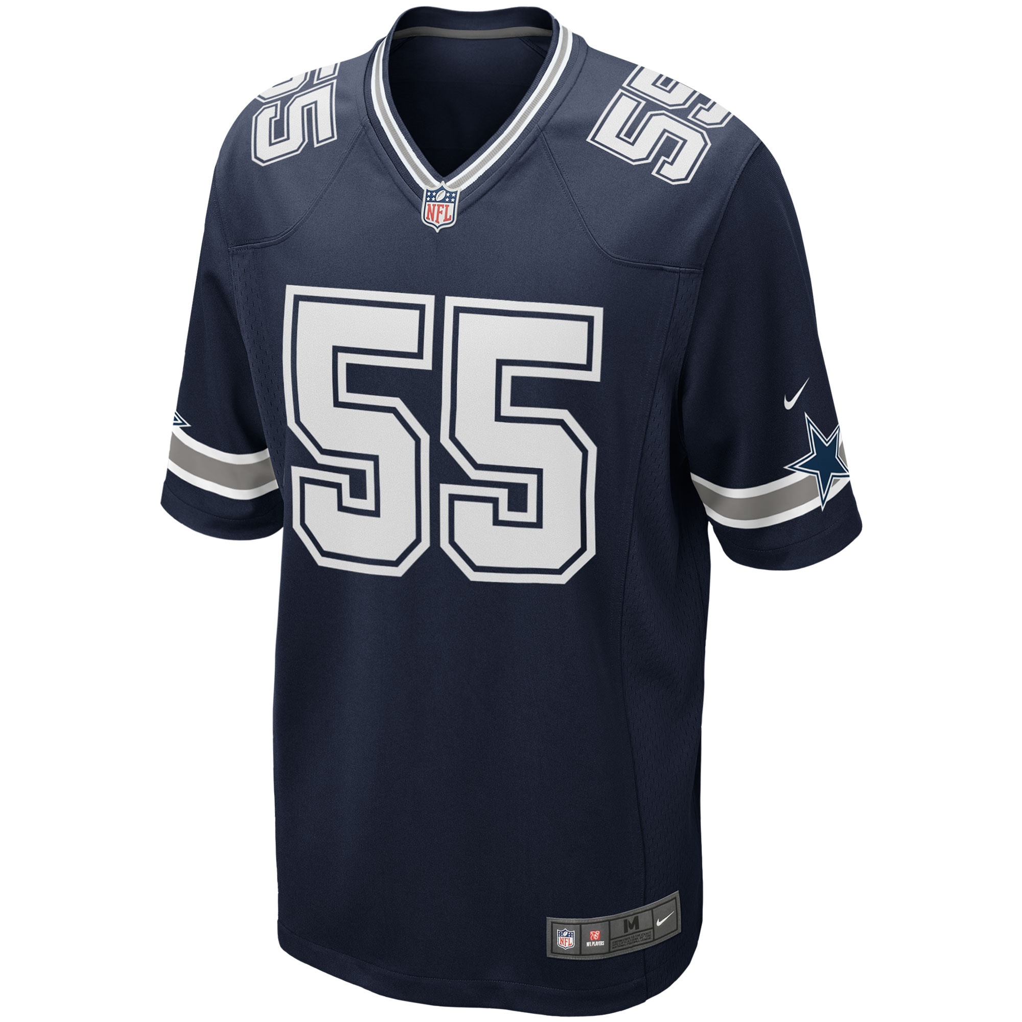 Dallas Cowboys Leighton Vander Esch Navy Team Game NFL Jersey Men's