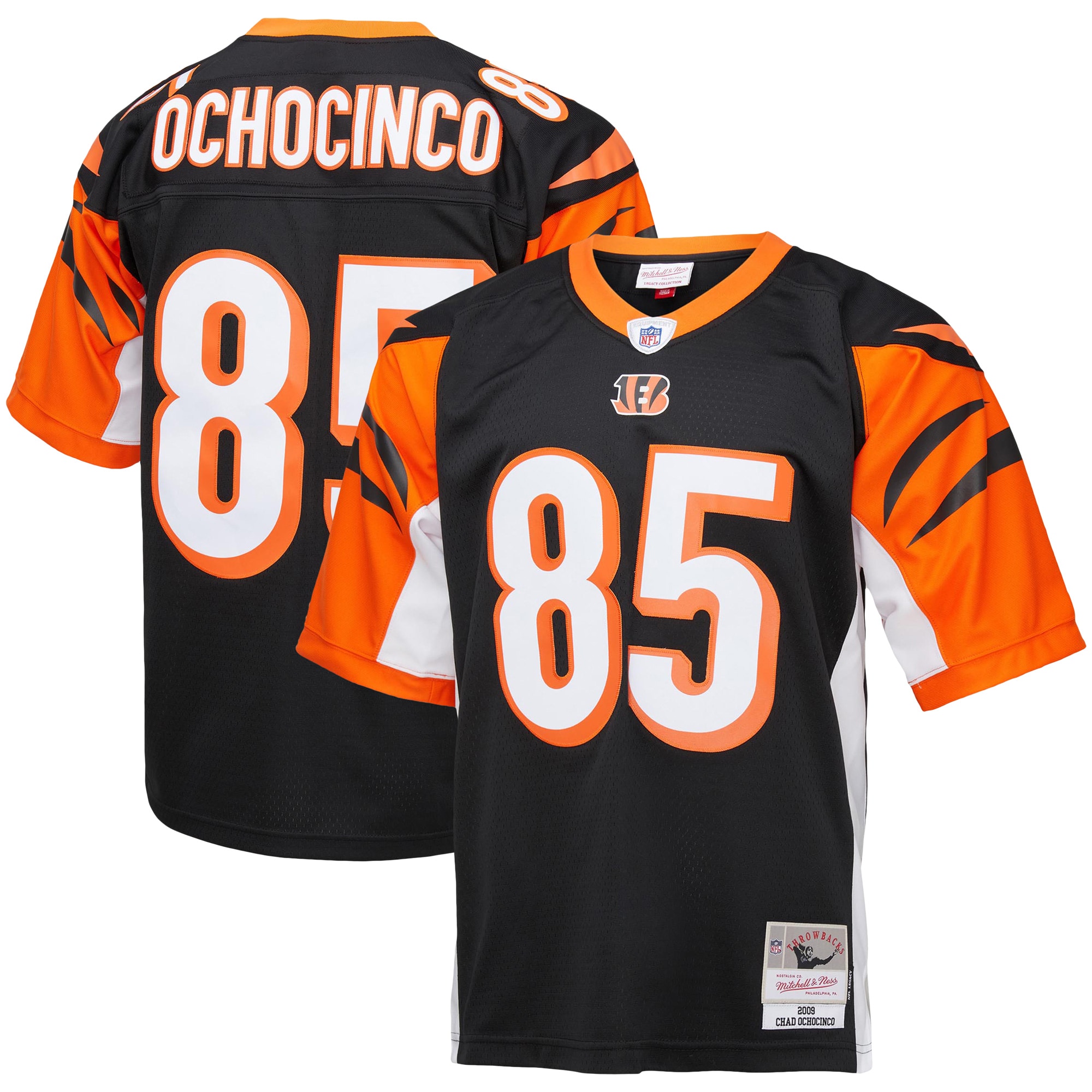 Cincinnati Bengals Chad Ochocinco Mitchell Ness Black Legacy NFL Jersey Men's