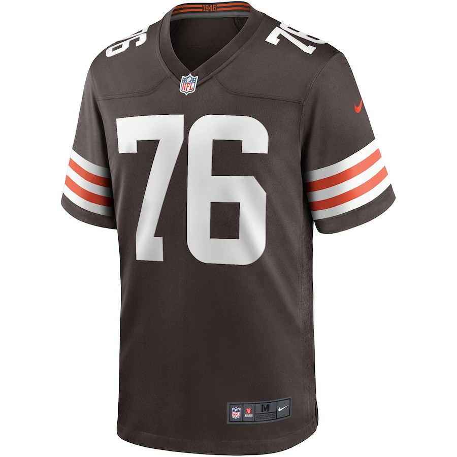 Lou Groza 76 Cleveland Browns Game Retired Brown NFL Jersey Men's
