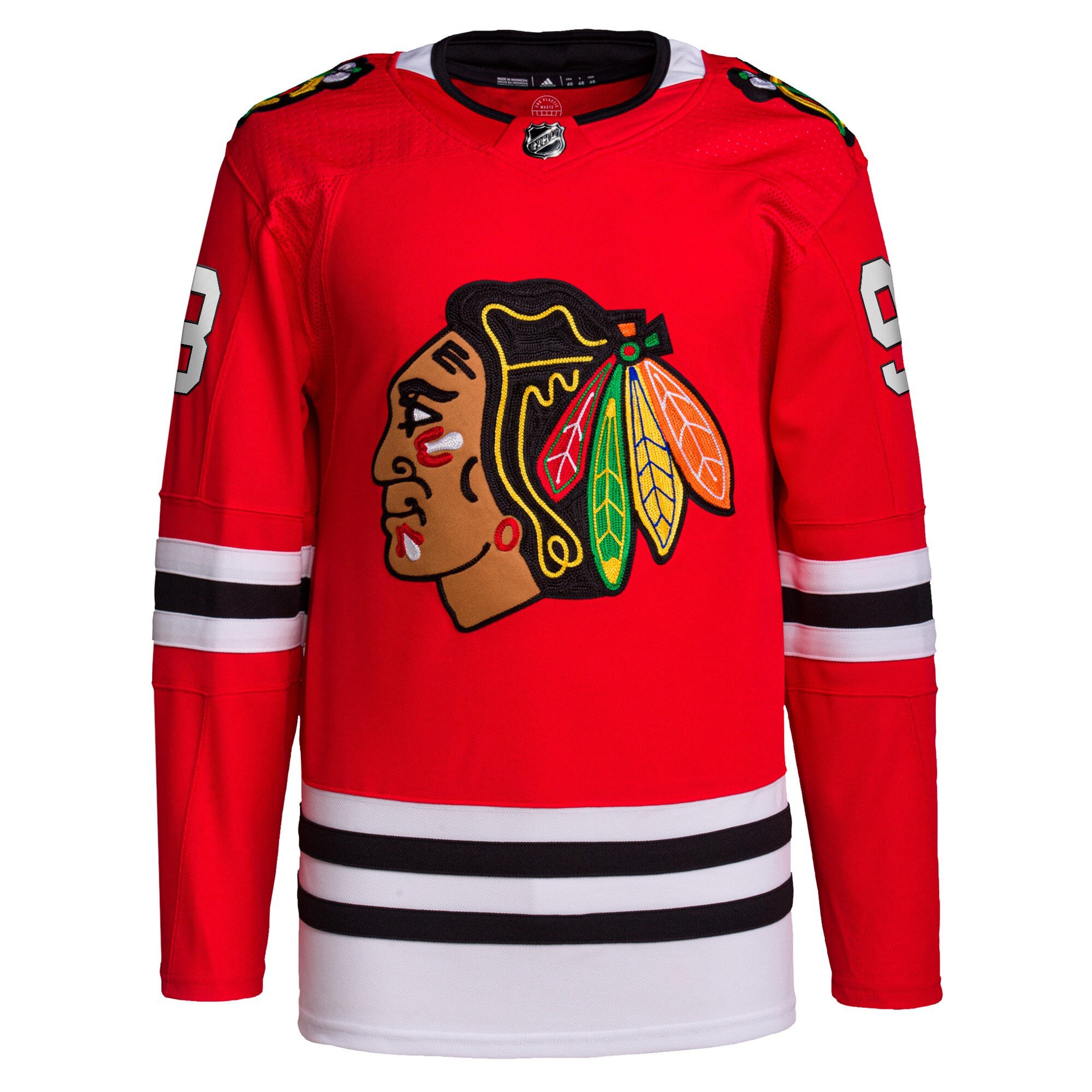 Connor Bedard 98 Chicago Blackhawks 2023 Draft Home Breakaway Red NHL Jersey Men's