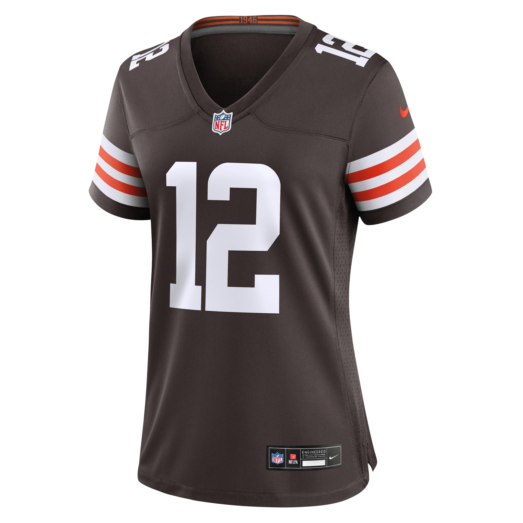 Cleveland Browns Rodney McLeod Jr Brown Game NFL Jersey Women's