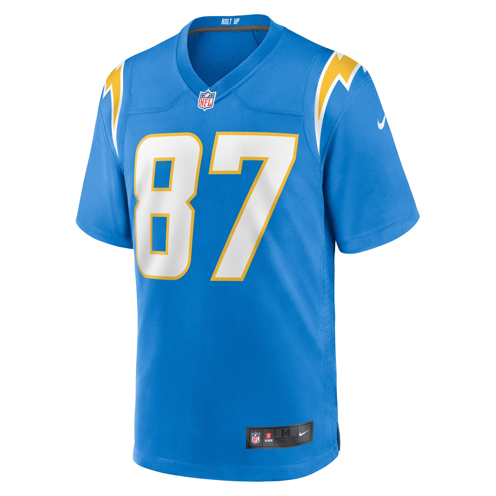 Los Angeles Chargers Simi Fehoko Powder Blue Game NFL Jersey Men's
