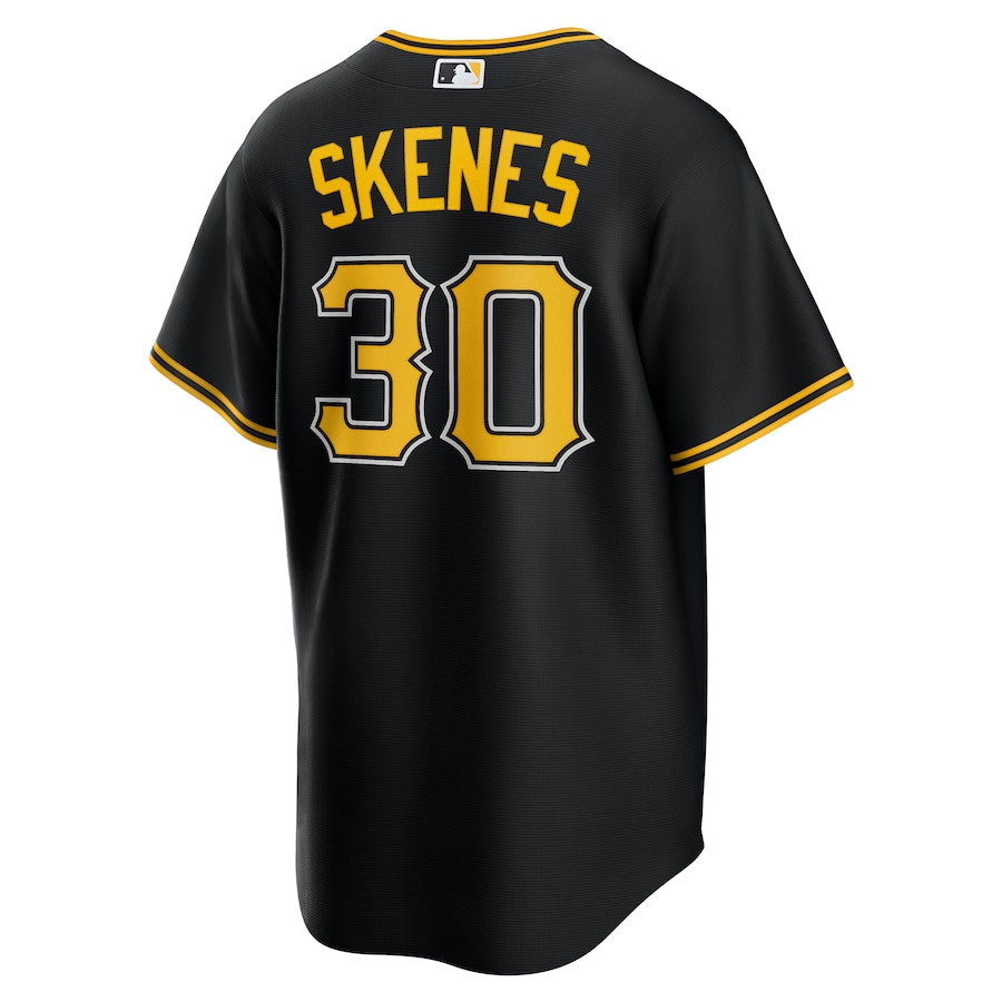 Paul Skenes 30 Pittsburgh Pirates Alternate Black MLB Jersey Men's