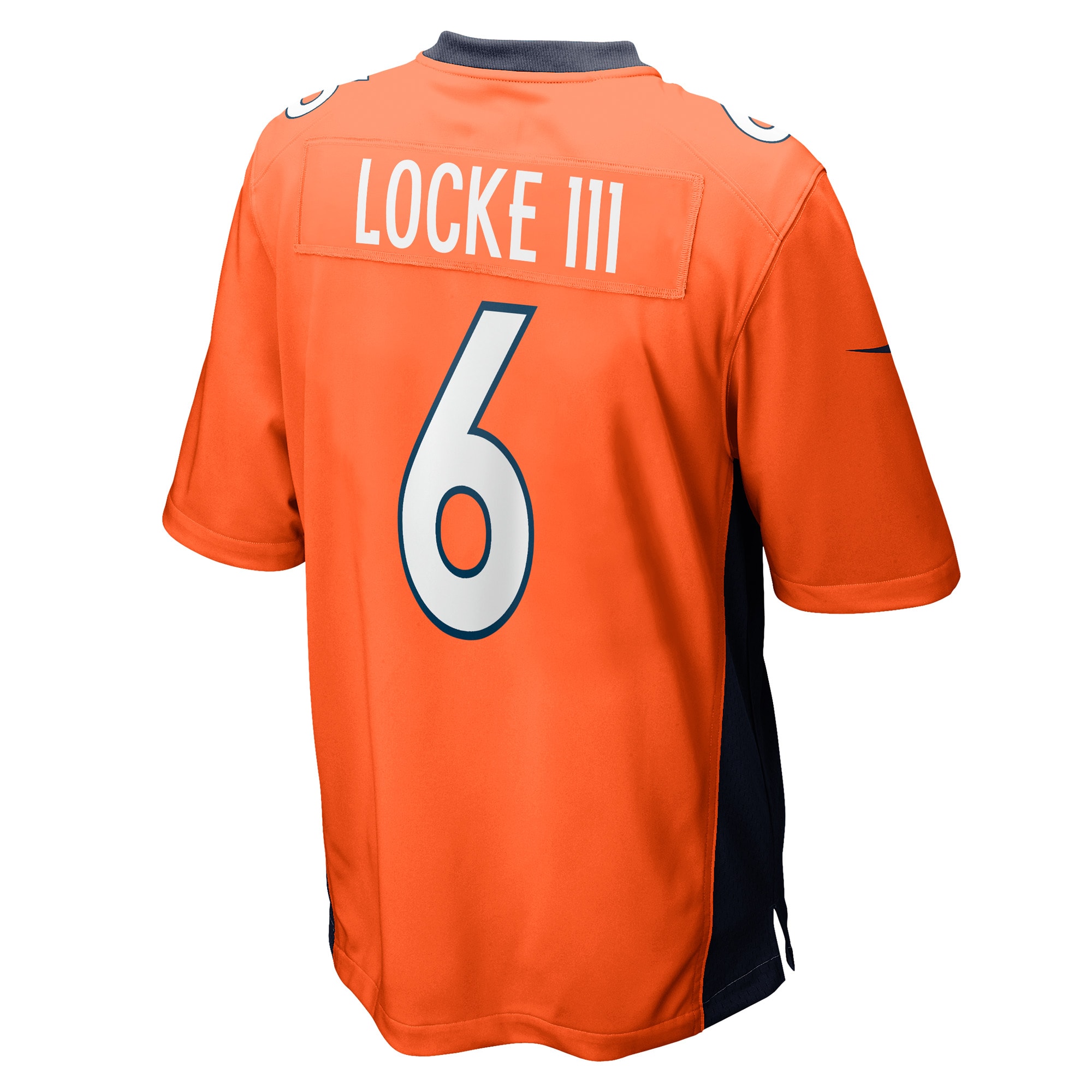 Denver Broncos P.J. Locke Orange Game Player NFL Jersey Men's