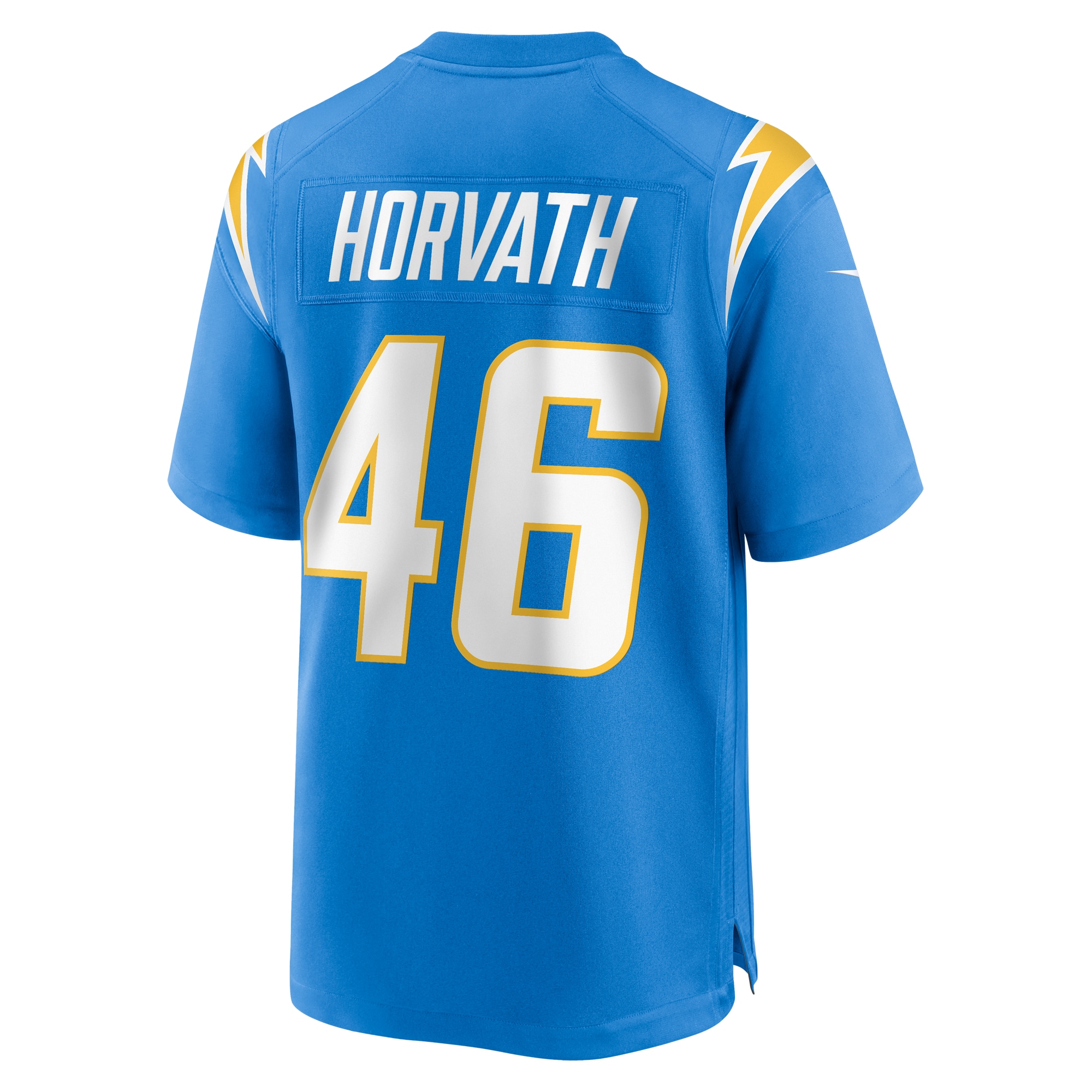 Los Angeles Chargers Zander Horvath Powder Blue Game NFL Jersey Men's