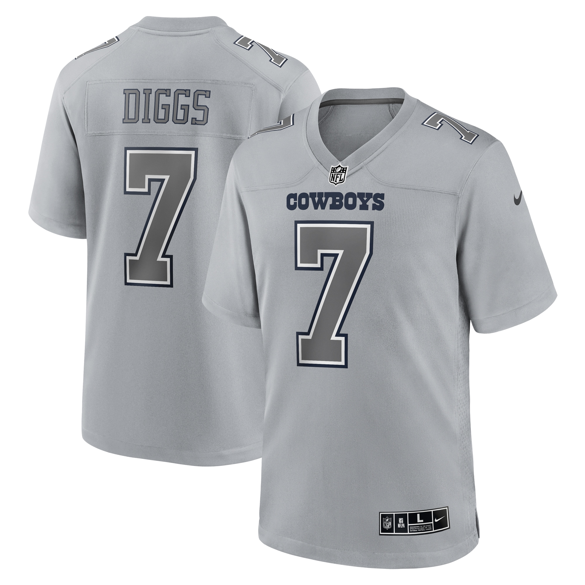 Dallas Cowboys Trevon Diggs Gray Atmosphere Fashion Game NFL Jersey Men's