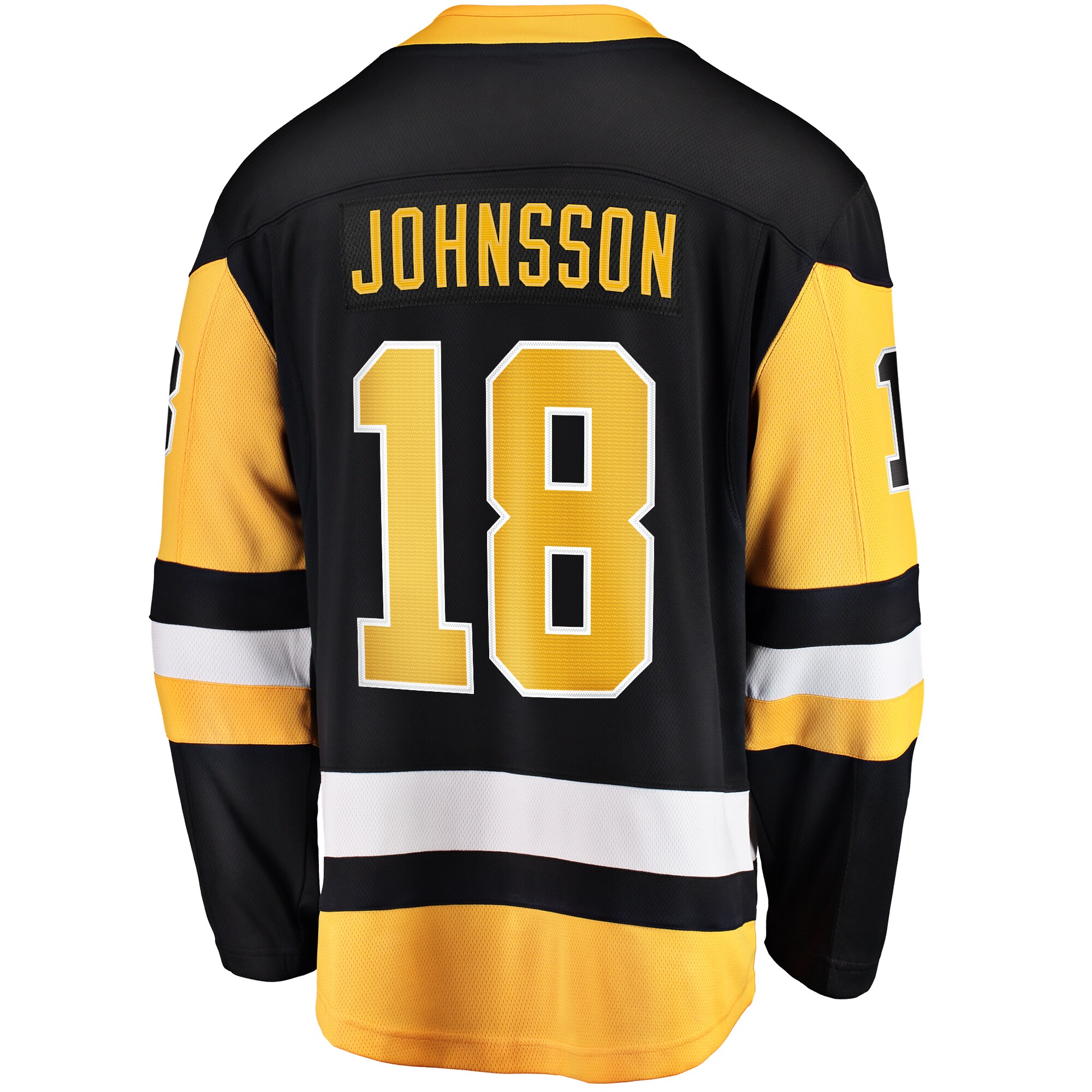 Pittsburgh Penguins Andreas Johnsson Black Home Breakaway NHL Jersey Men's