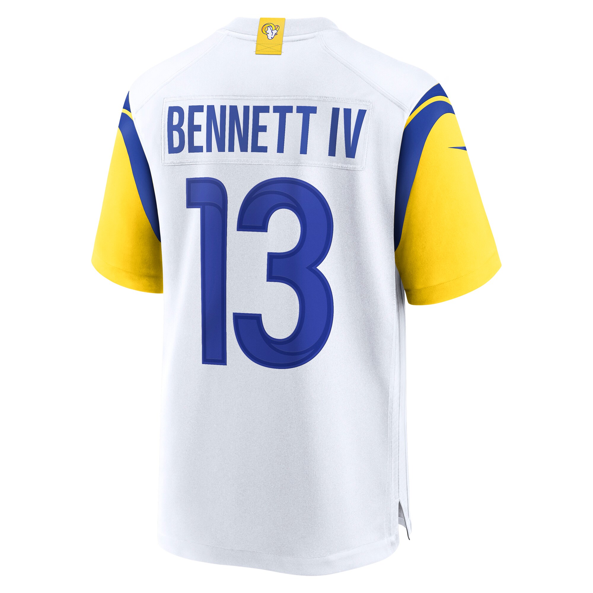 Los Angeles Rams Stetson Bennett White Game NFL Jersey Men's